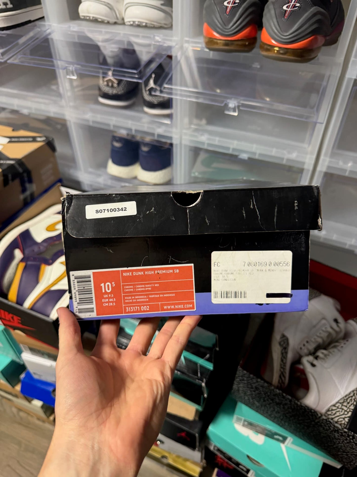 Size 10.5 Preowned Nike SB Dunk High Mork & Mindy