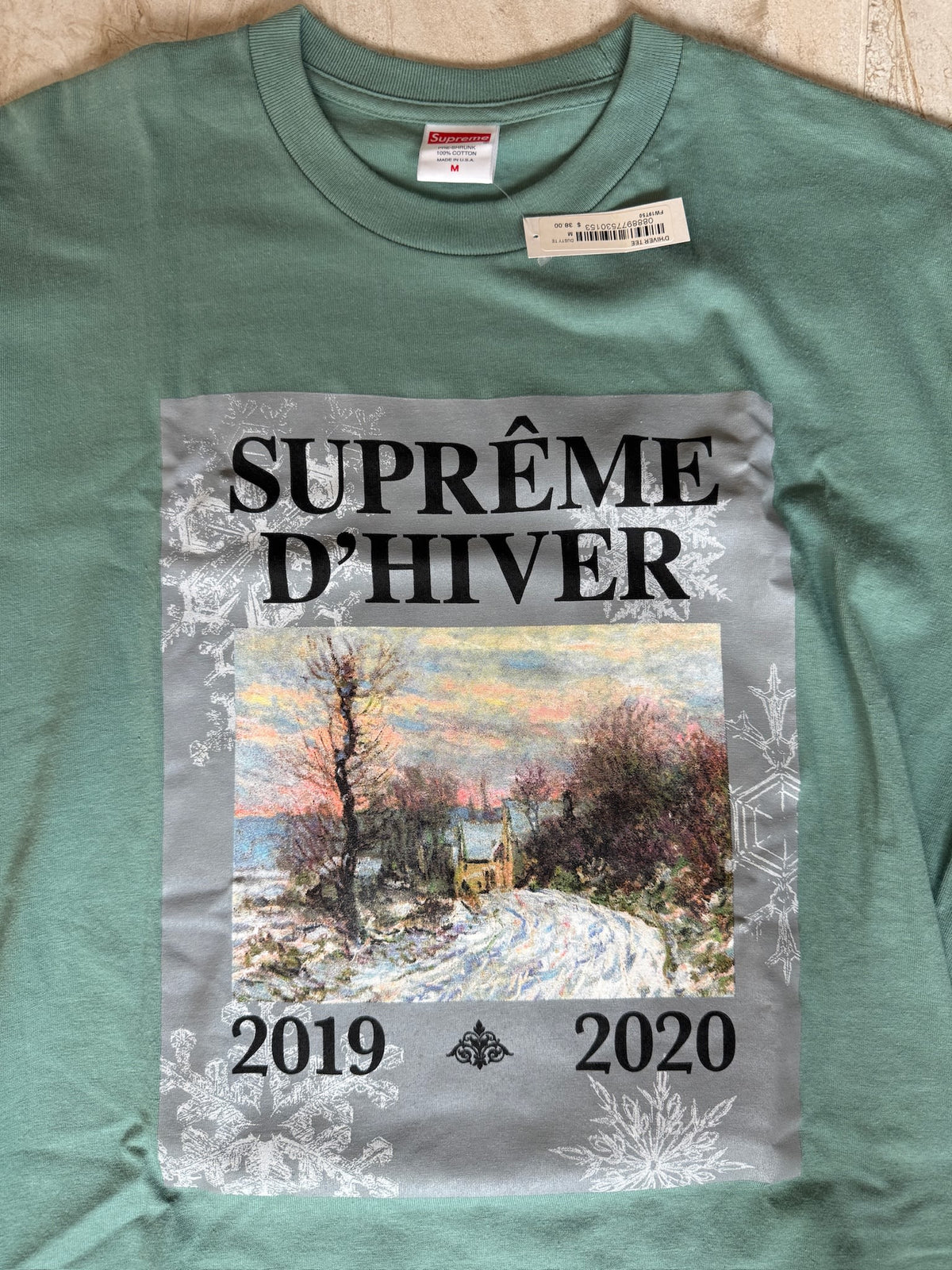 Supreme D'Hiver Tee (FW19)