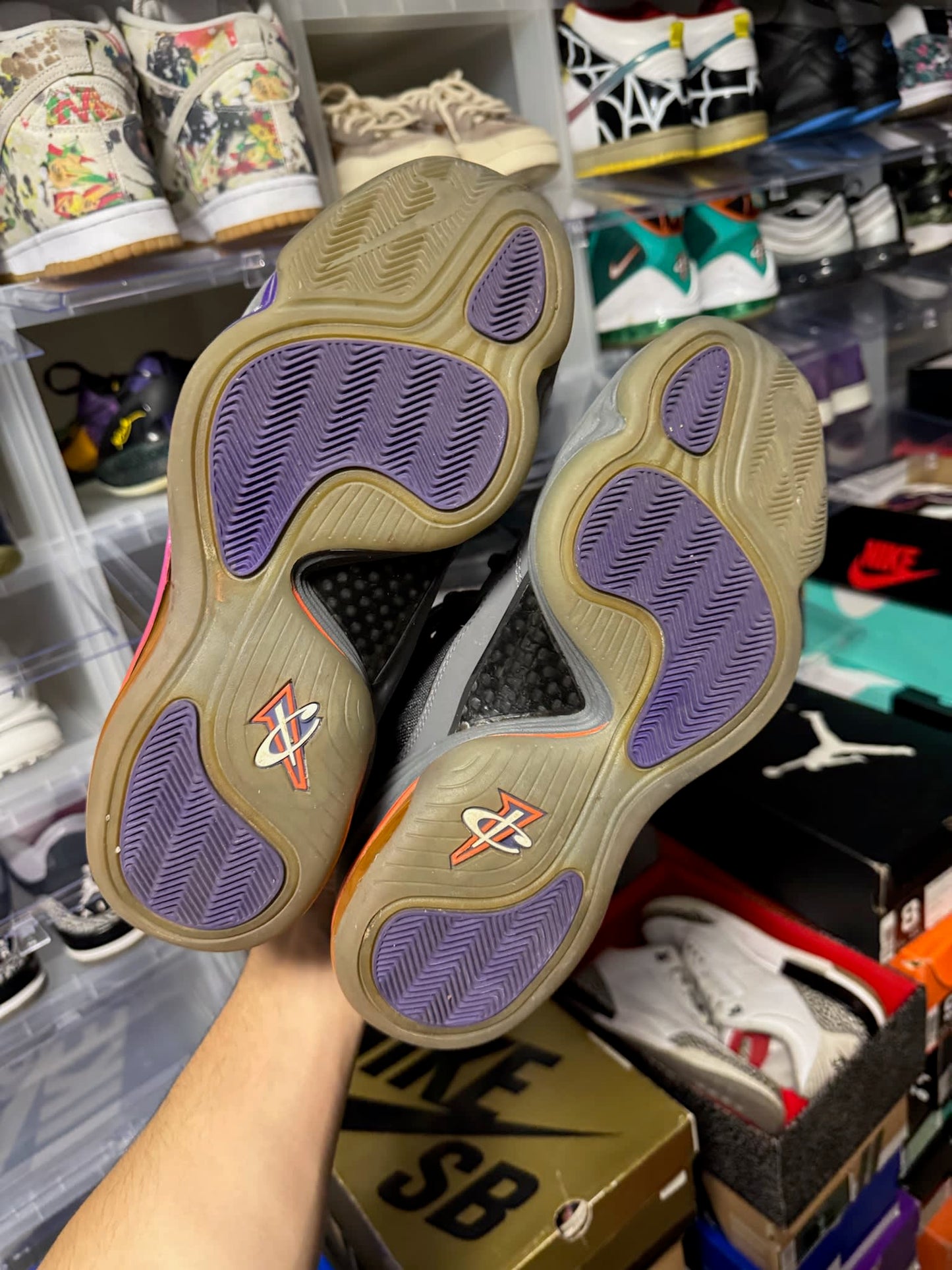 Size 9 Preowned (NB) Nike Penny V Phoenix Suns