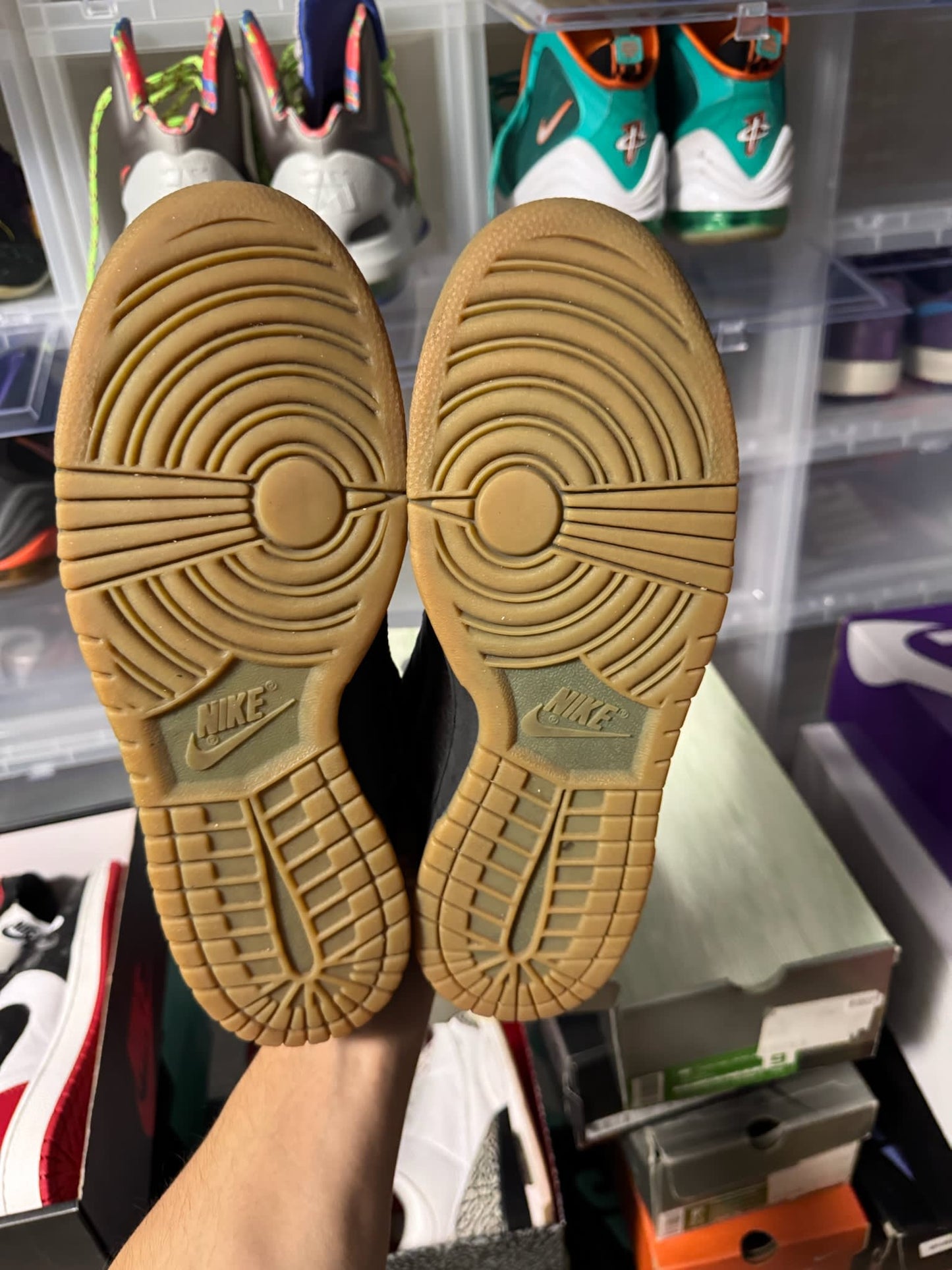 Size 9 Preowned Nike SB Dunk Low Ostrich