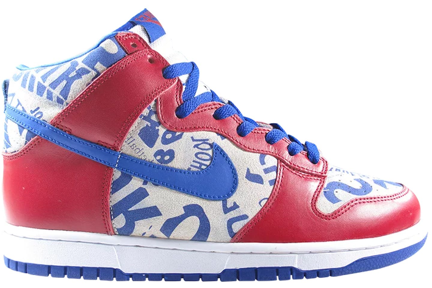 NIKE DUNK HIGH LTD ‘Newspaper Pack Red White Blue’