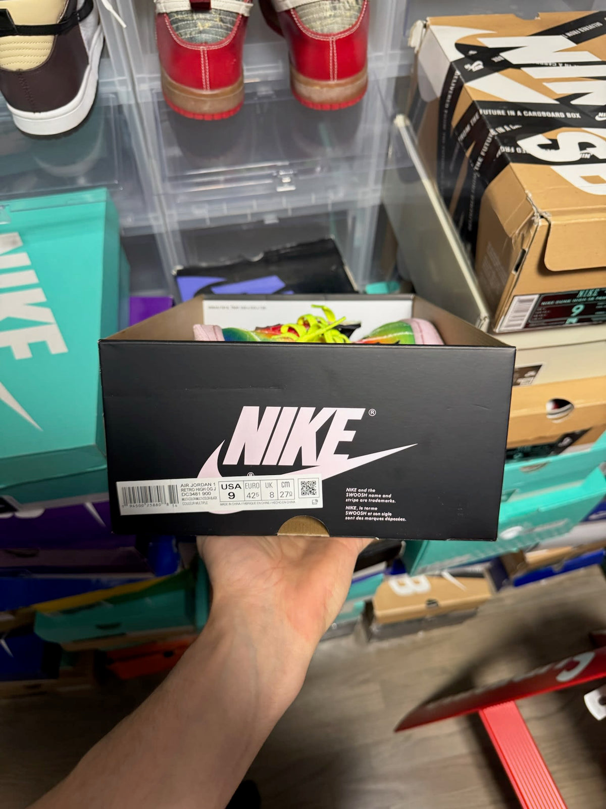 Size 9 Preowned Jordan 1 Retro High J Balvin