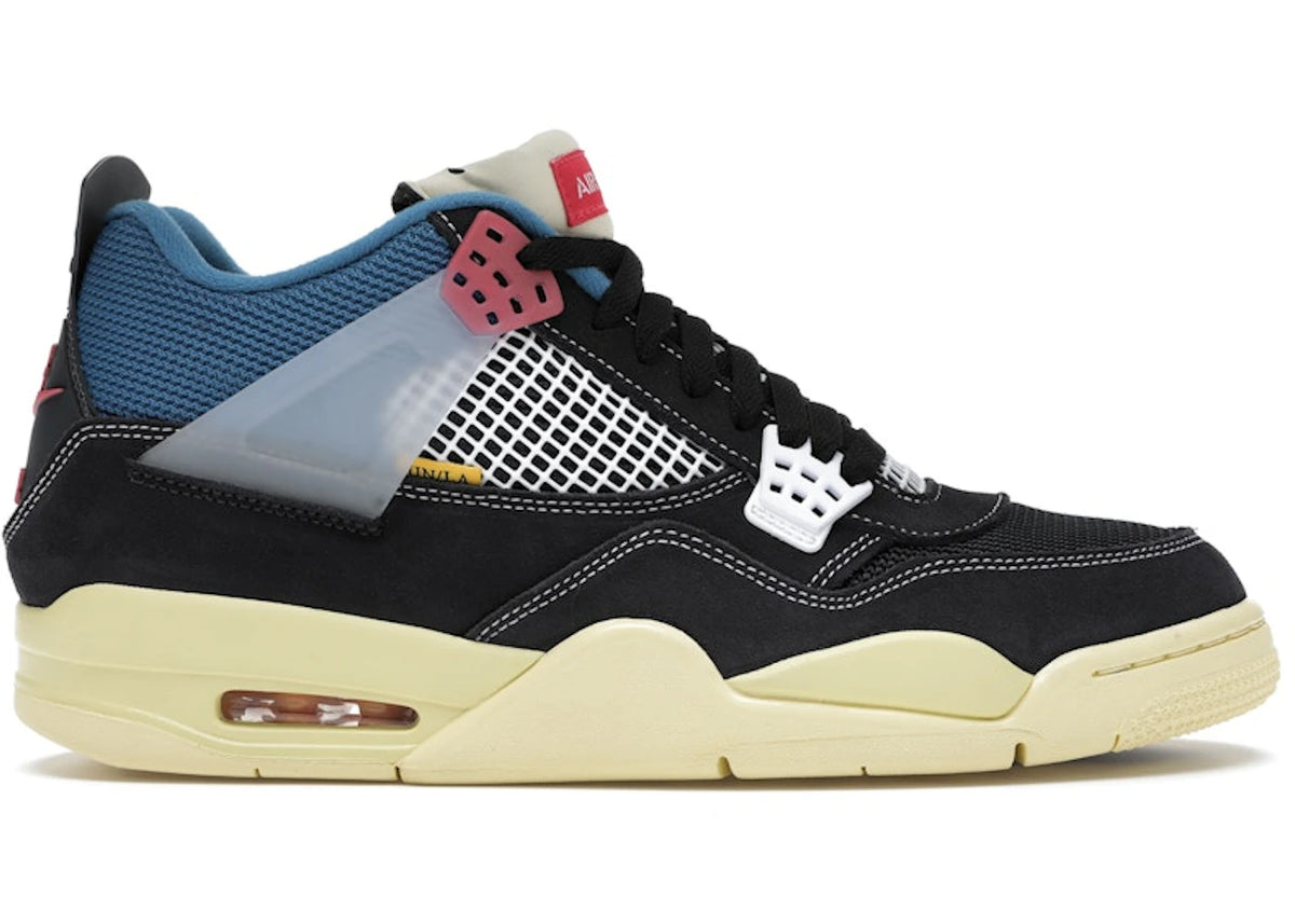 Size 13 Preowned Jordan 4 Retro Union Off Noir