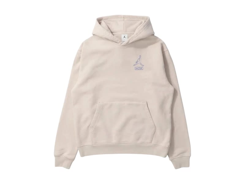 Jordan x Union LA Fleece Hoodie Light Orewood Brown/Hyper Cobalt