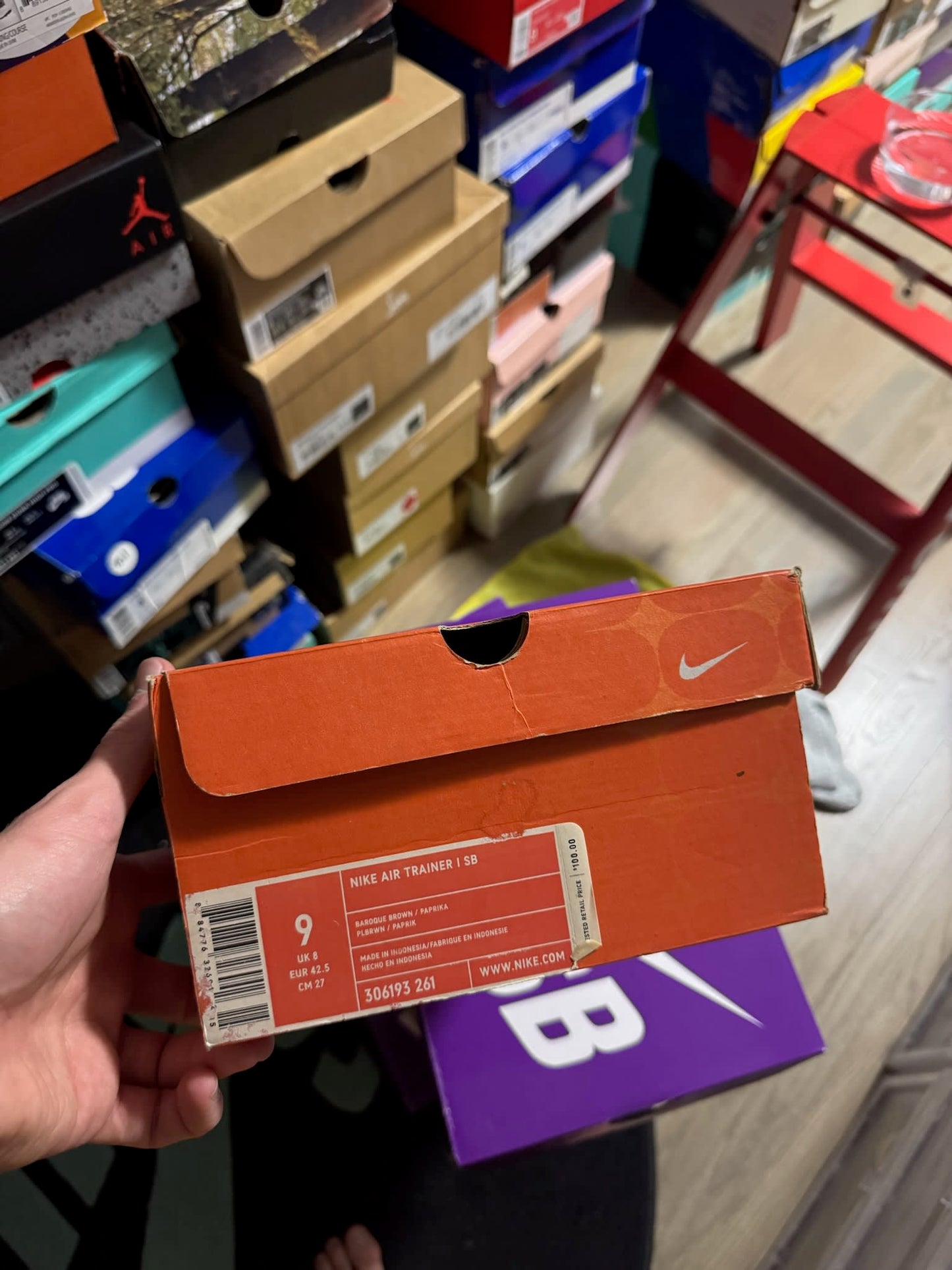HY785 Nike Air Trainer 1 SB Huf Gold Digger