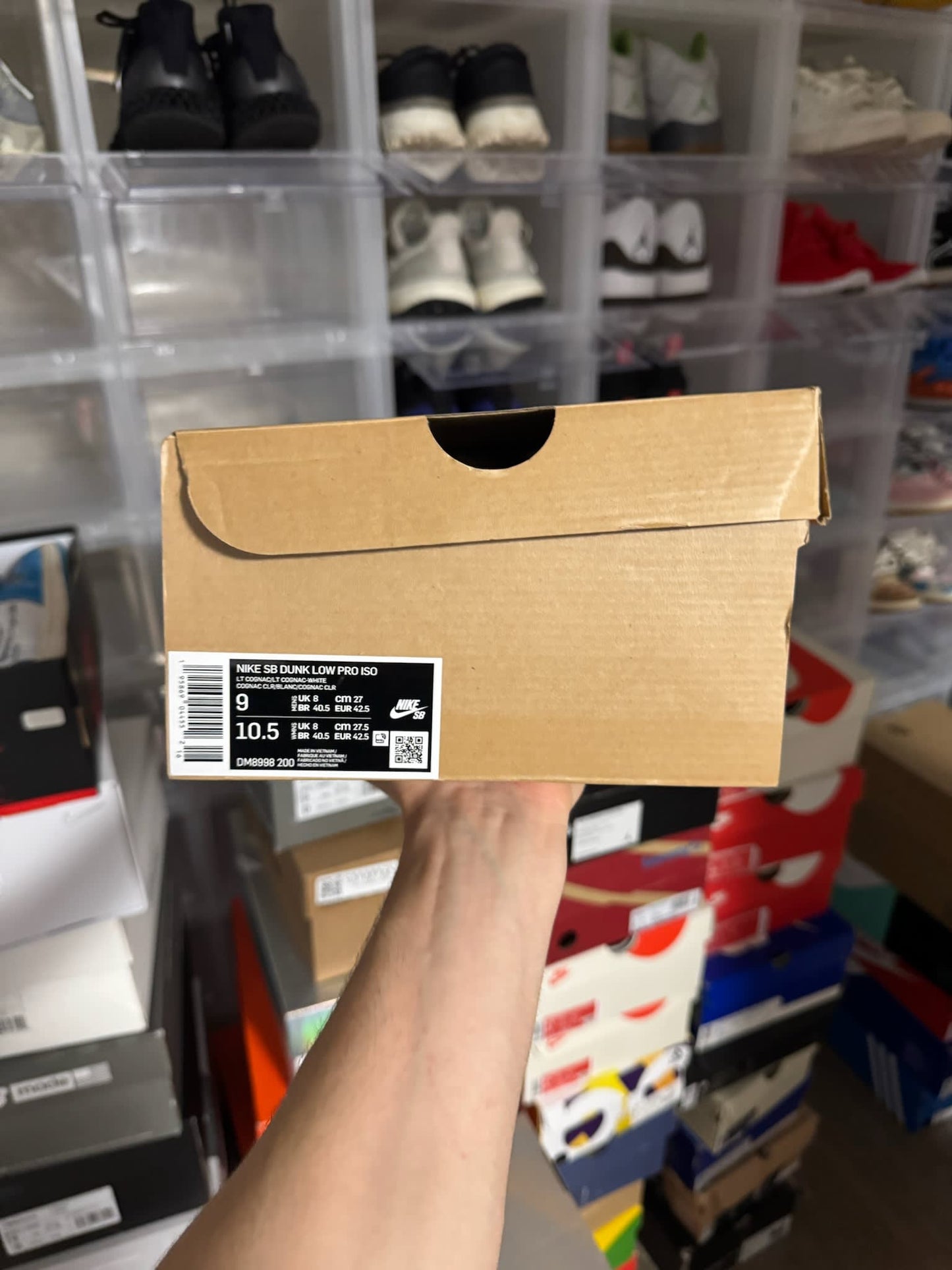 HY839 Nike SB Dunk Low Pro ISO Light Cognac