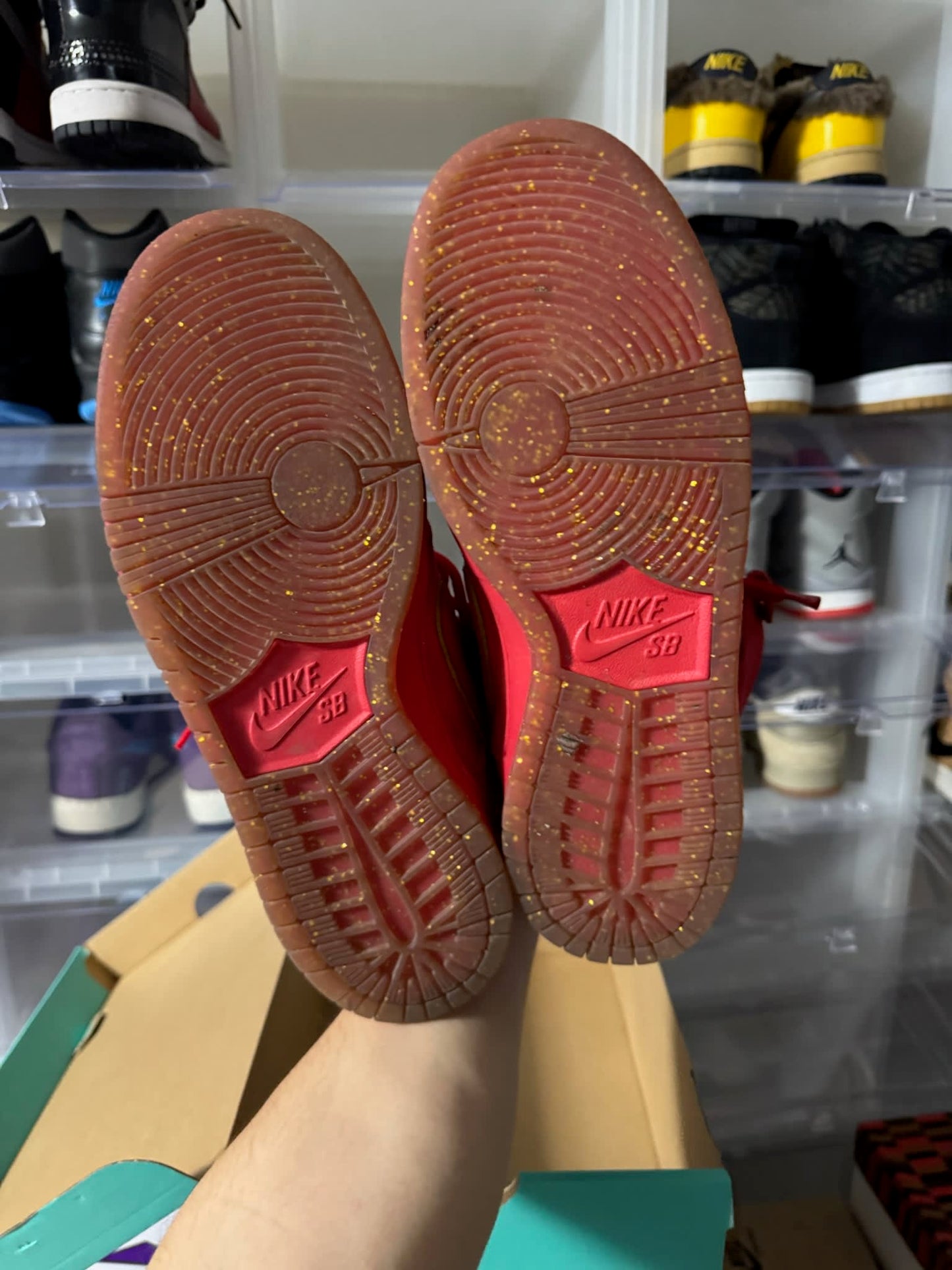 Size 9 Preowned Nike SB Dunk High Chinese New Year (CNY)