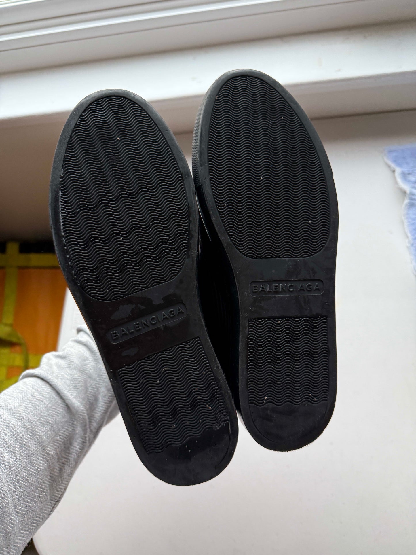 Balenciaga Cotes Pleated High Top Sneakers