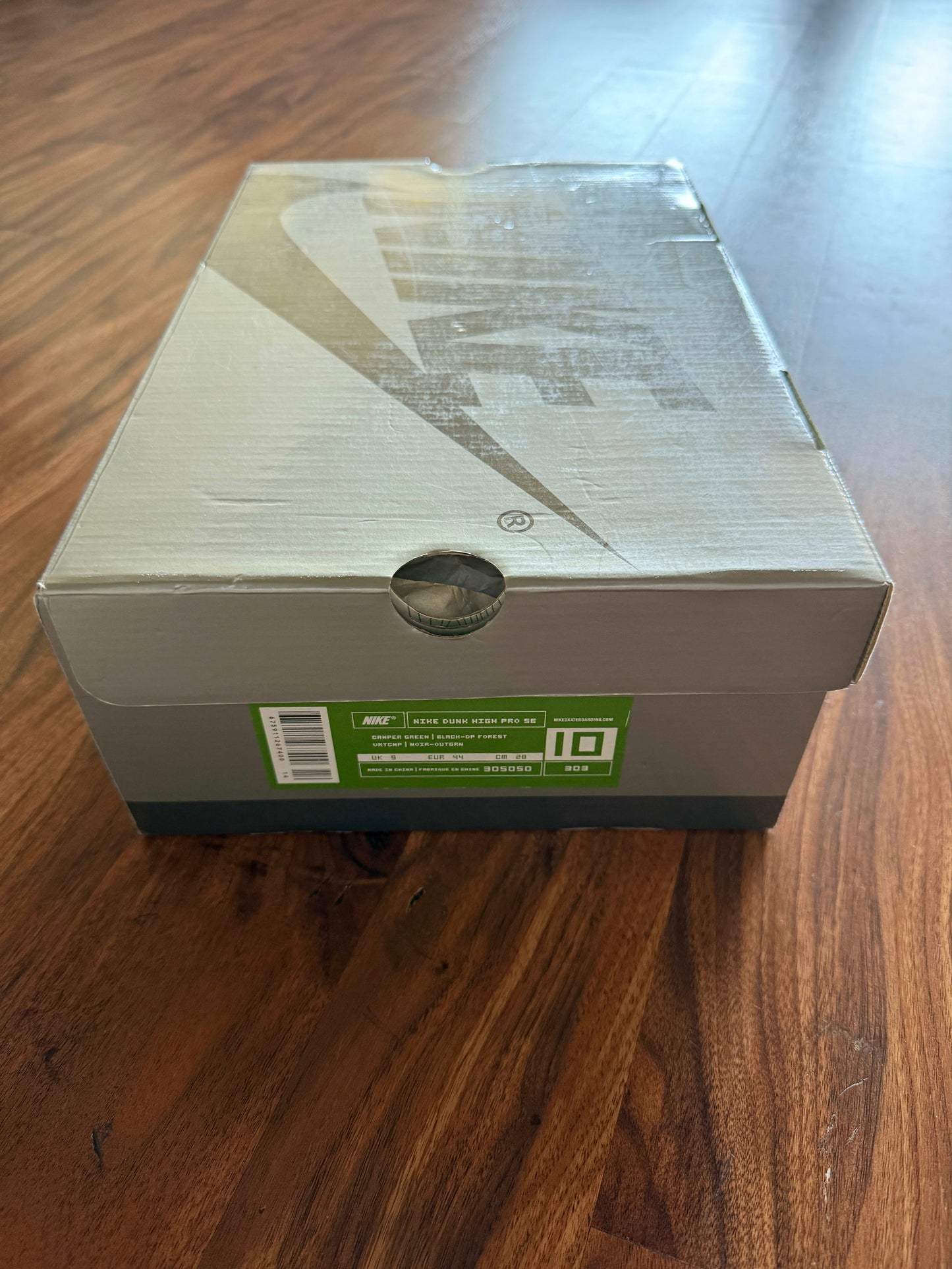 Size 10 VNDS Nike SB Dunk High Hulk