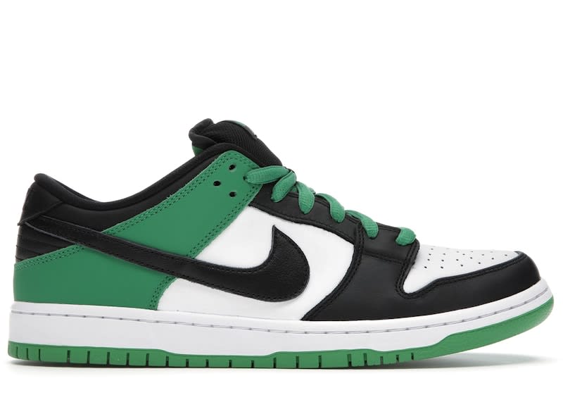 Size 5.5 Preowned Nike SB Dunk Low Classic Green