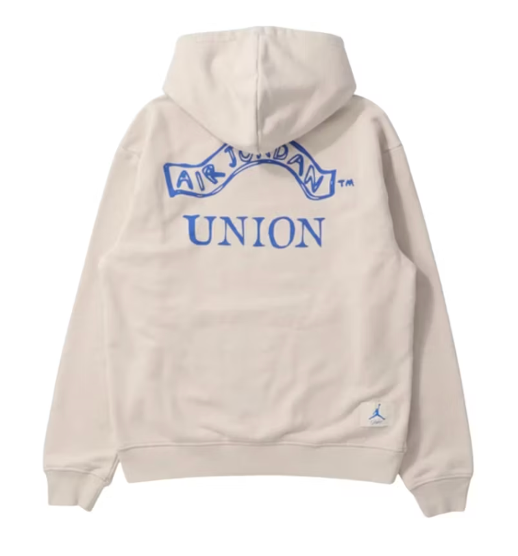 Jordan x Union LA Fleece Hoodie Light Orewood Brown