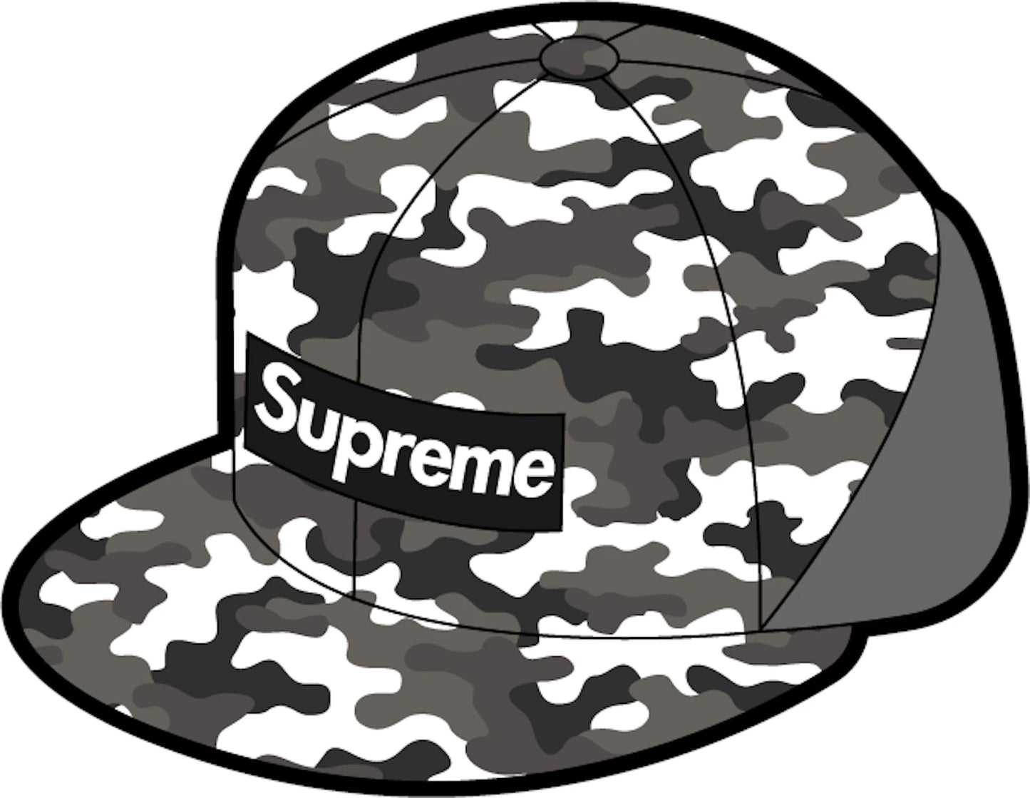 Supreme WINDSTOPPER Earflap Box Logo New Era Snow Camo