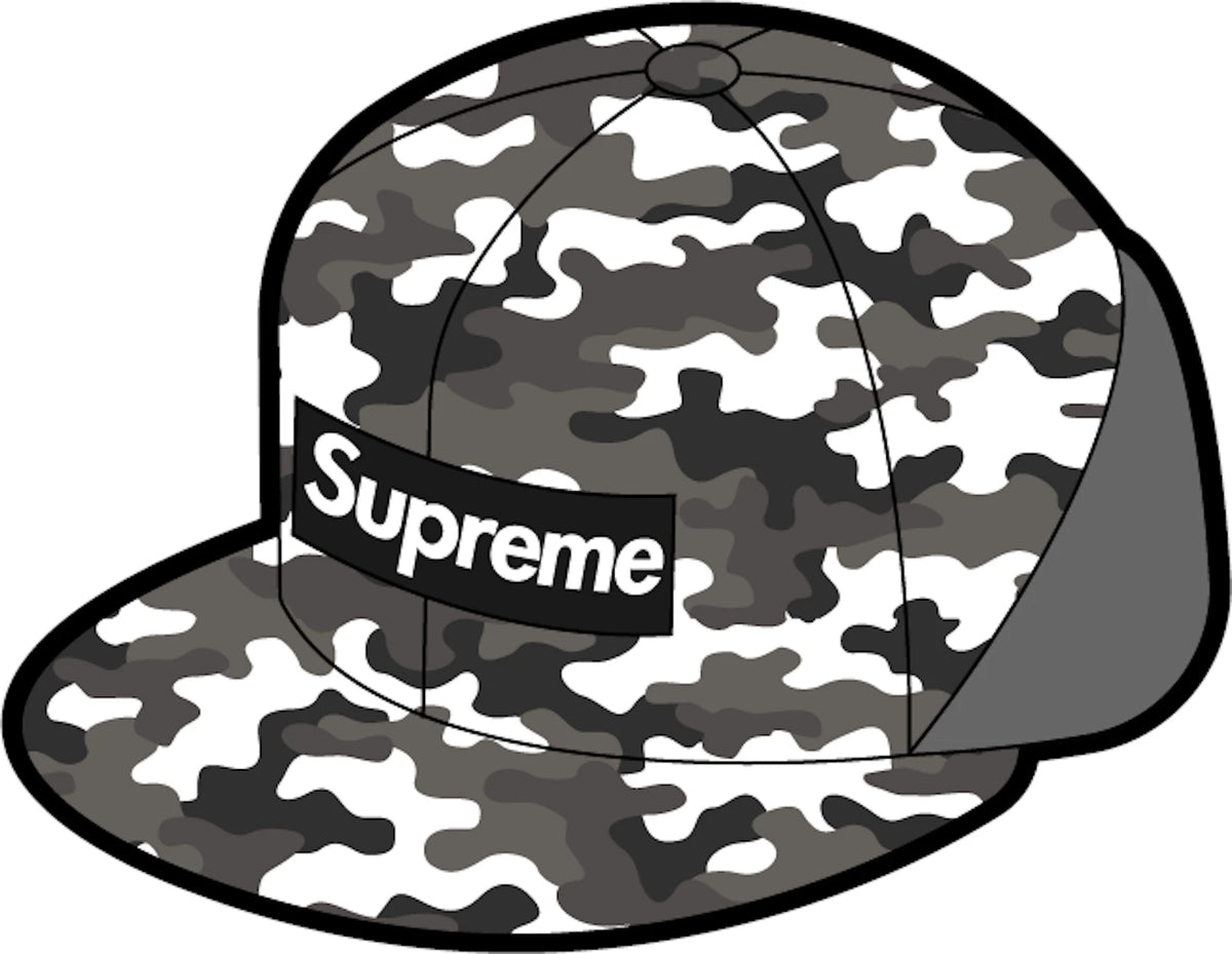 Supreme WINDSTOPPER Earflap Box Logo New Era Snow Camo