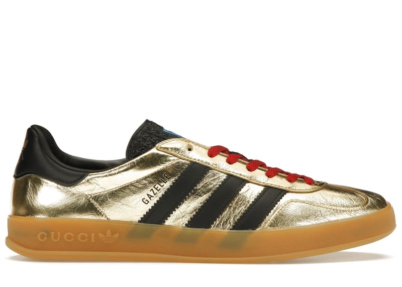 adidas x Gucci Gazelle Metallic Gold