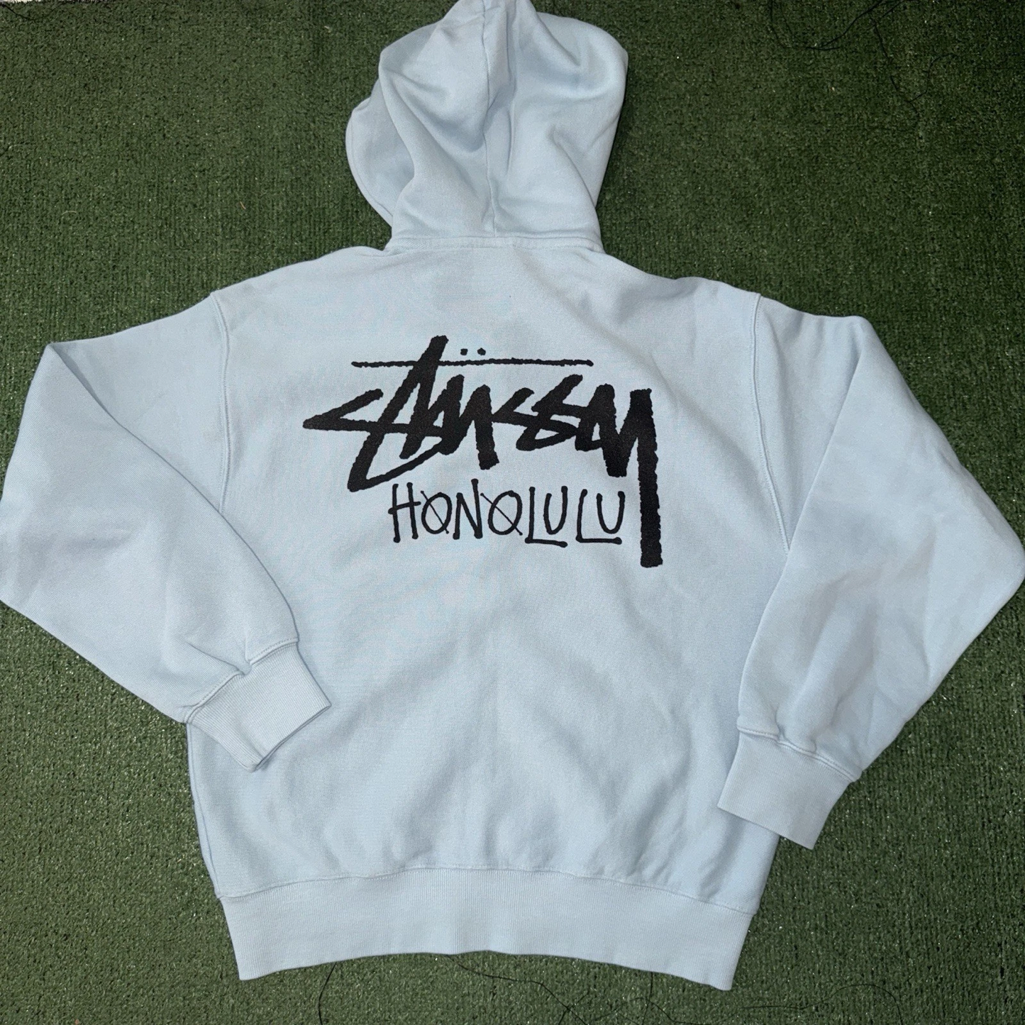 Stussy Honolulu Chapter Light Blue Hoodie