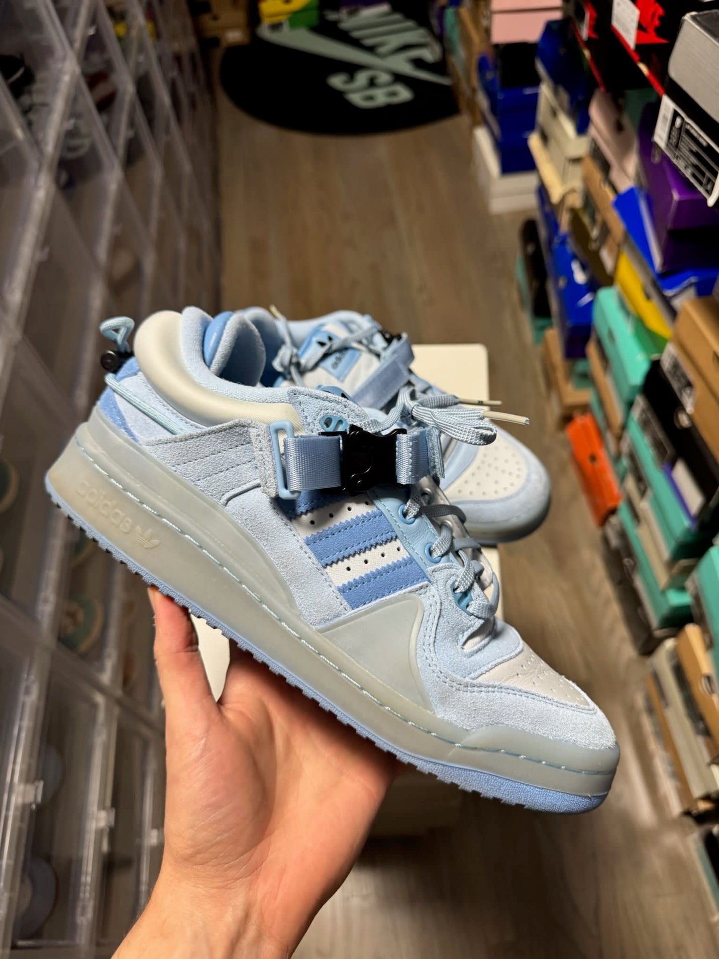 adidas Forum Buckle Low Bad Bunny Blue Tint