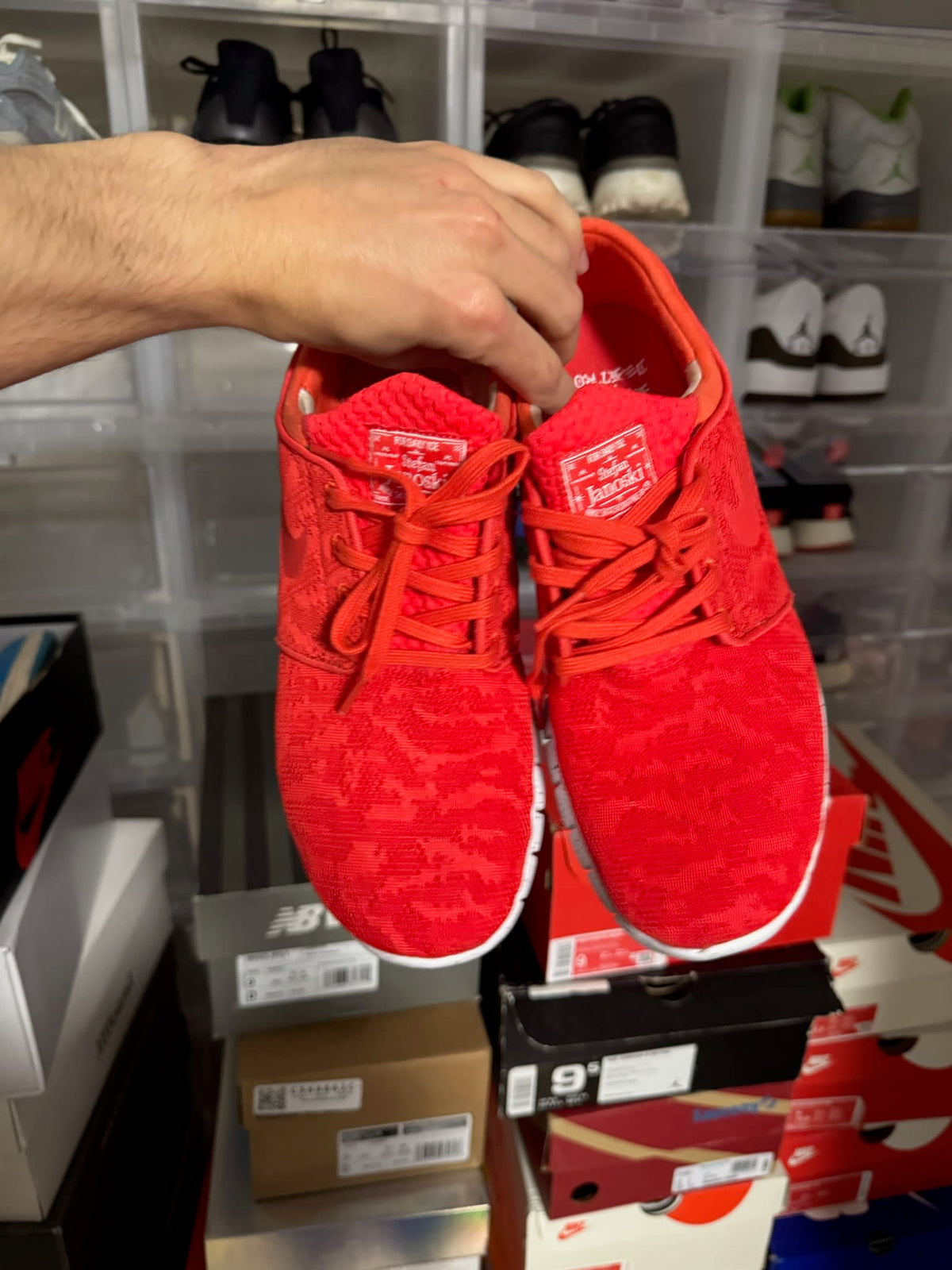 [HY833] Nike SB Stefan Janoski Max Light Crimson
