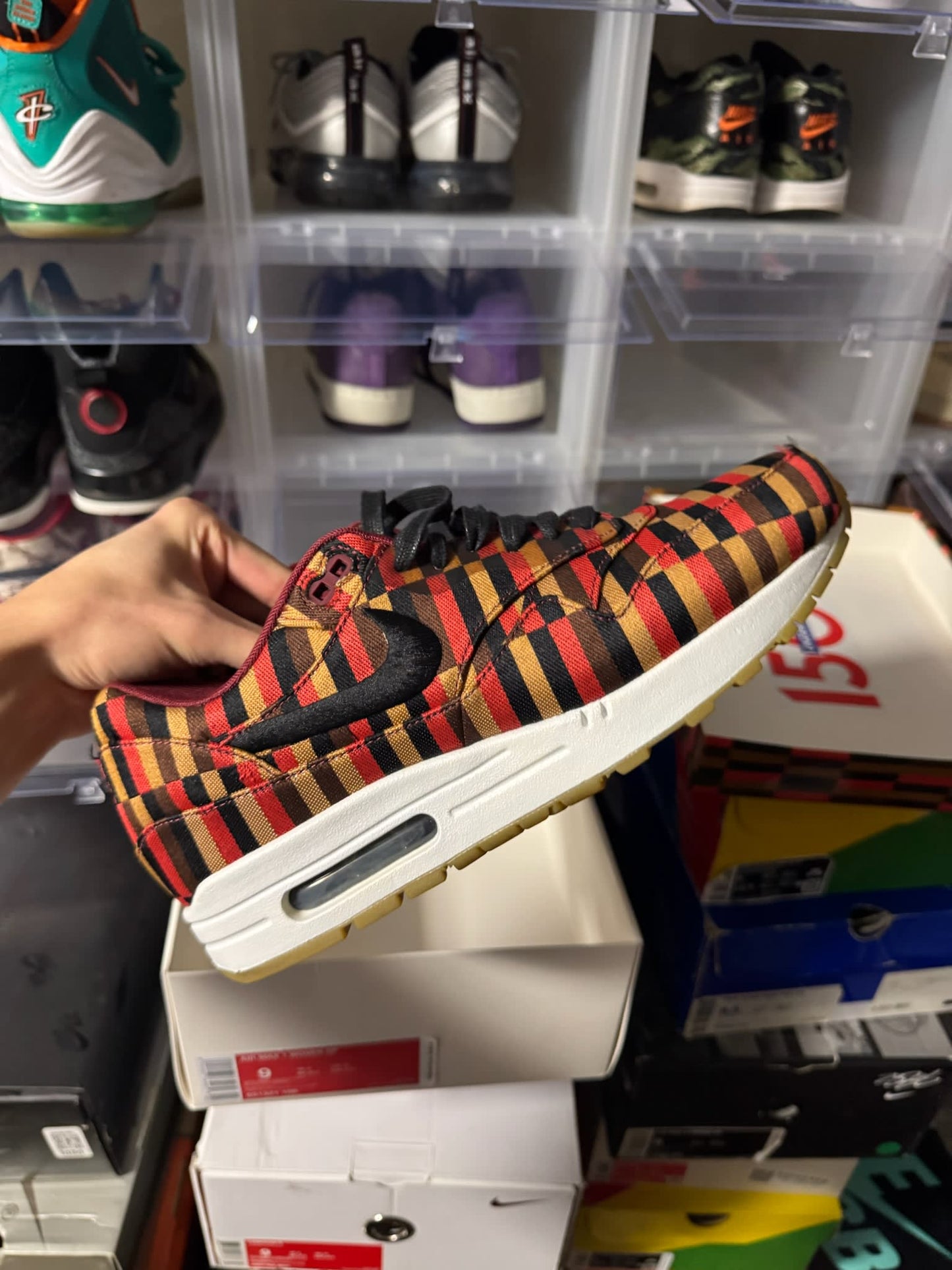 Size 9 Preowned Nike Air Max 1 London Underground Roundel