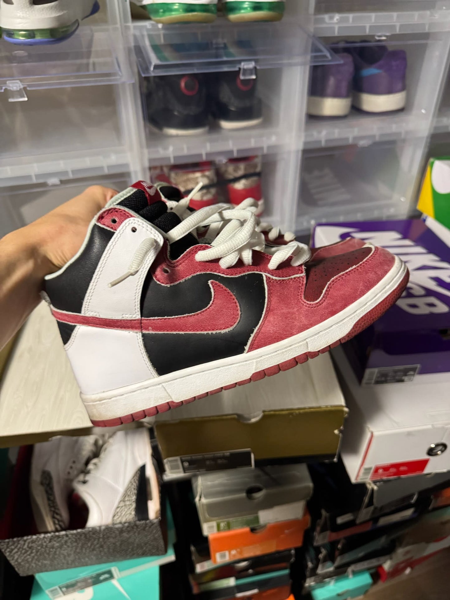 Size 9 Preowned Nike SB Dunk High Jason Voorhees