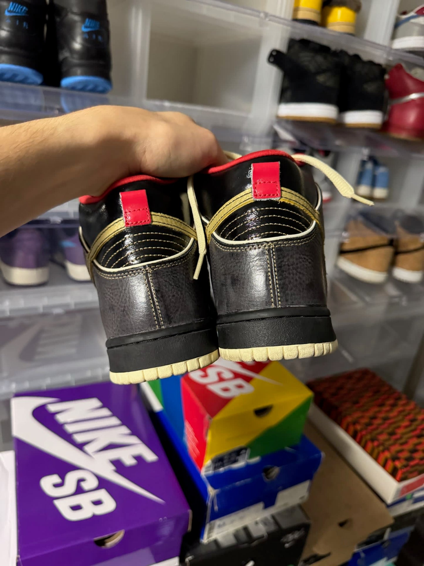 Size 9 Preowned (NB) Nike SB Dunk High Marshall Amps