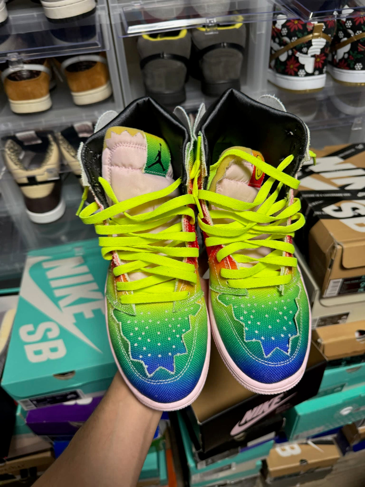 Size 9 Preowned Jordan 1 Retro High J Balvin