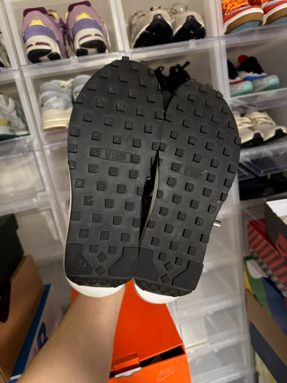[HY894] Nike LD Waffle sacai Black