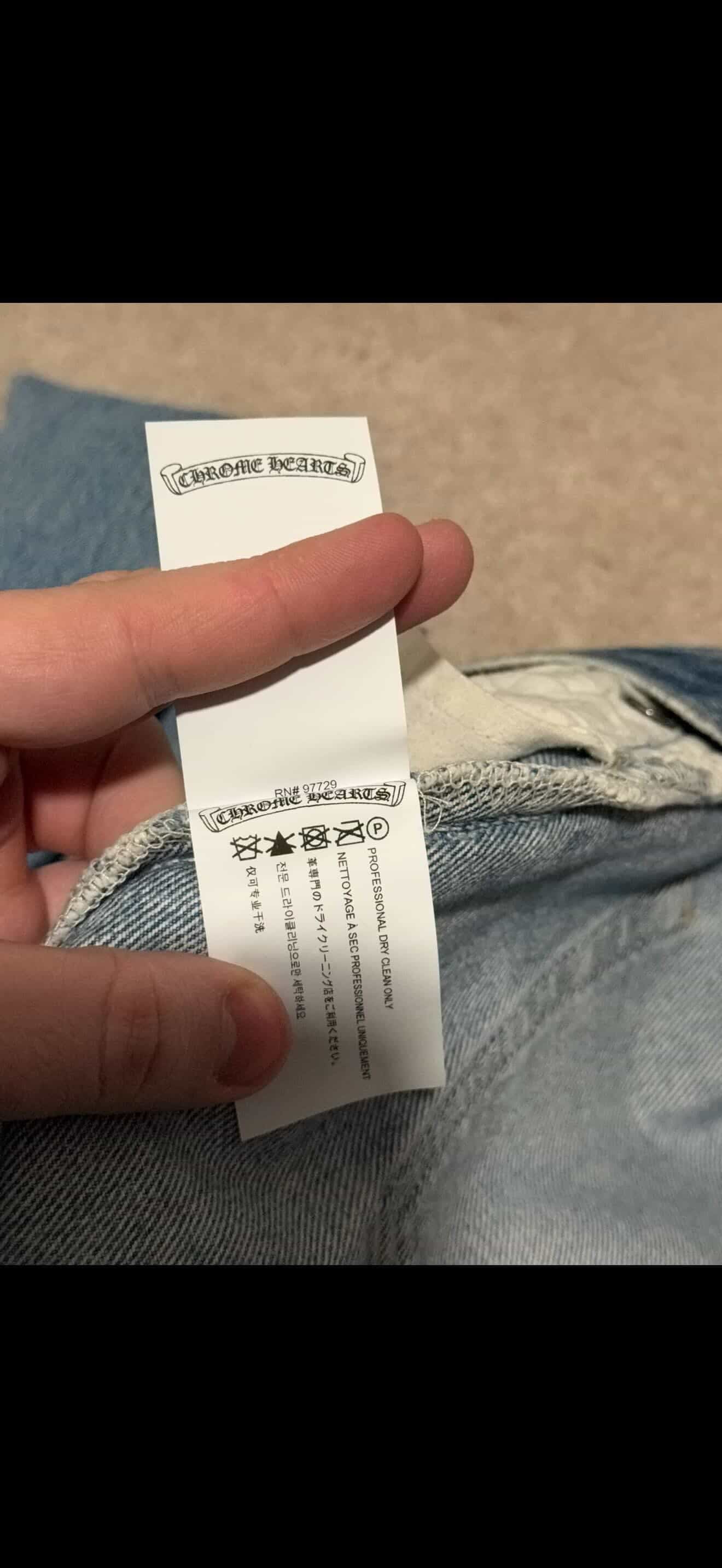 Chrome Hearts Galaxy Patch Denim Jeans