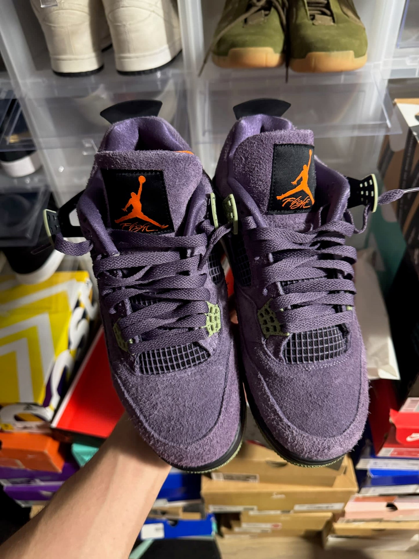 HY779 Jordan 4 Retro Canyon Purple (Women's)