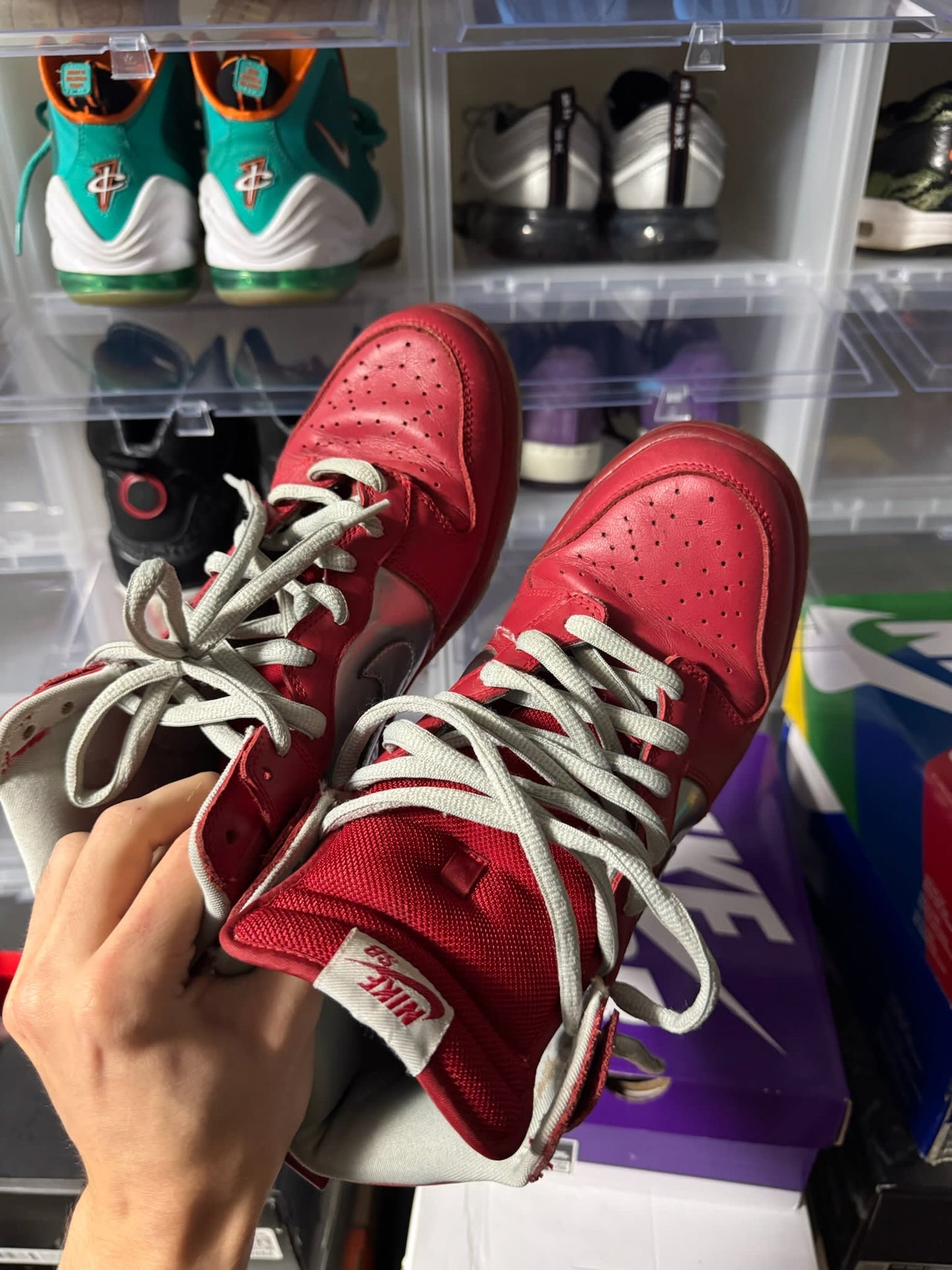 Size 9.5 Preowned (NB) Nike SB Dunk High Mork & Mindy