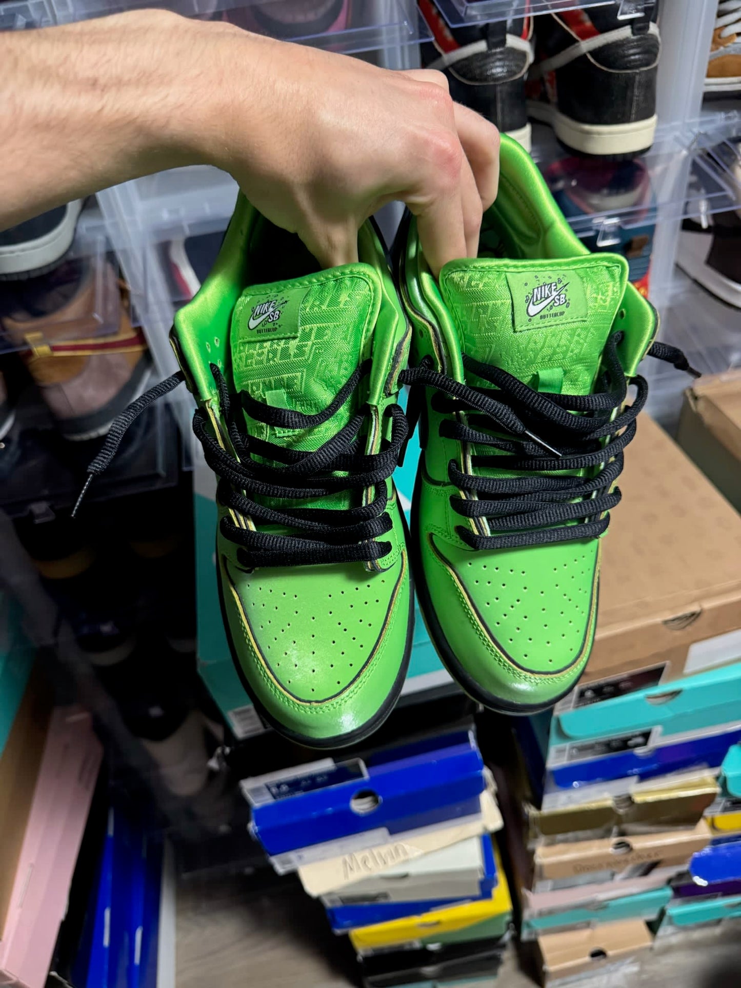 Size 9 Preowned (NB) Nike SB Dunk Low The Powerpuff Girls Buttercup