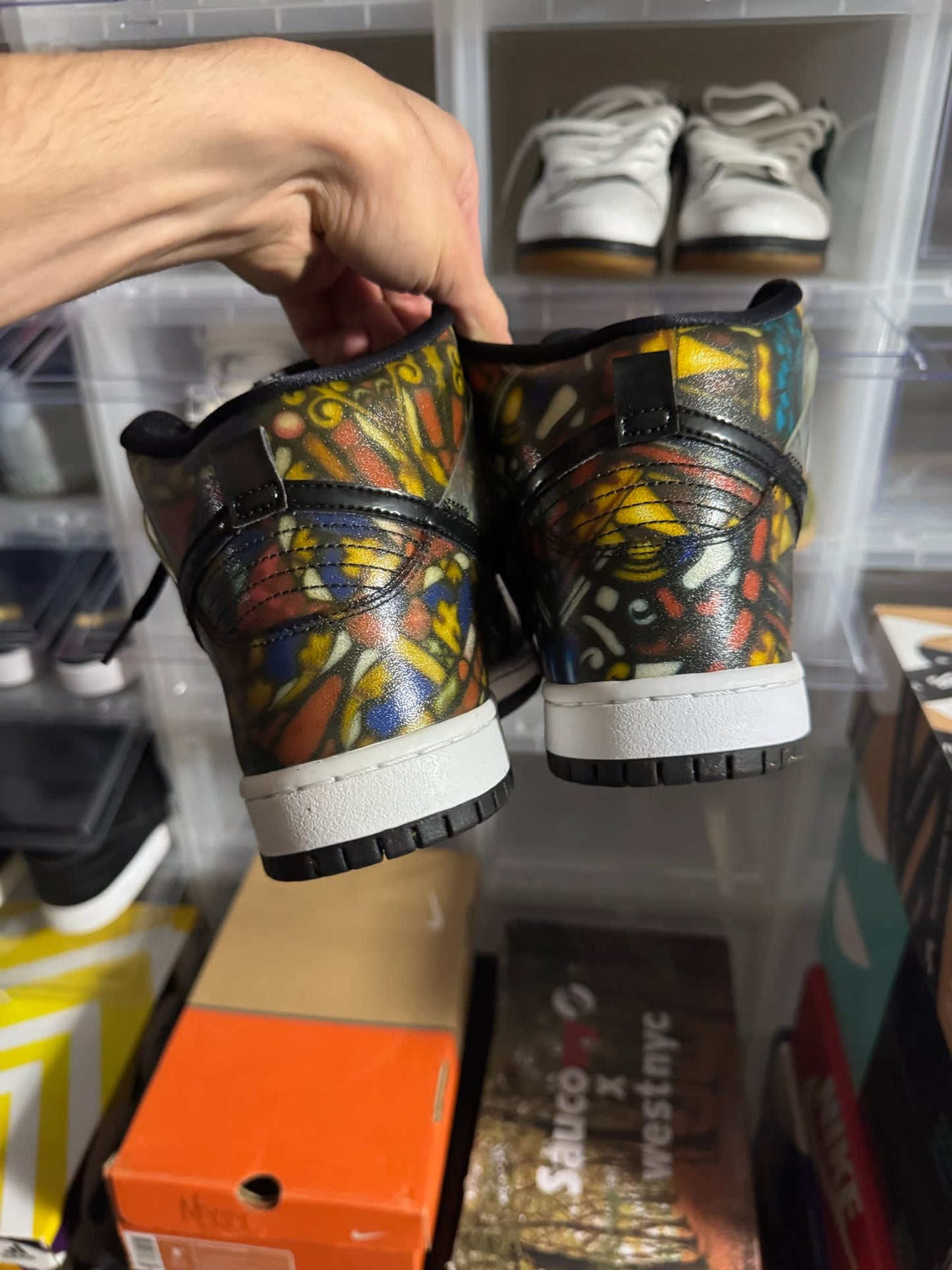 HY782 Nike SB Dunk High Concepts Stained Glass