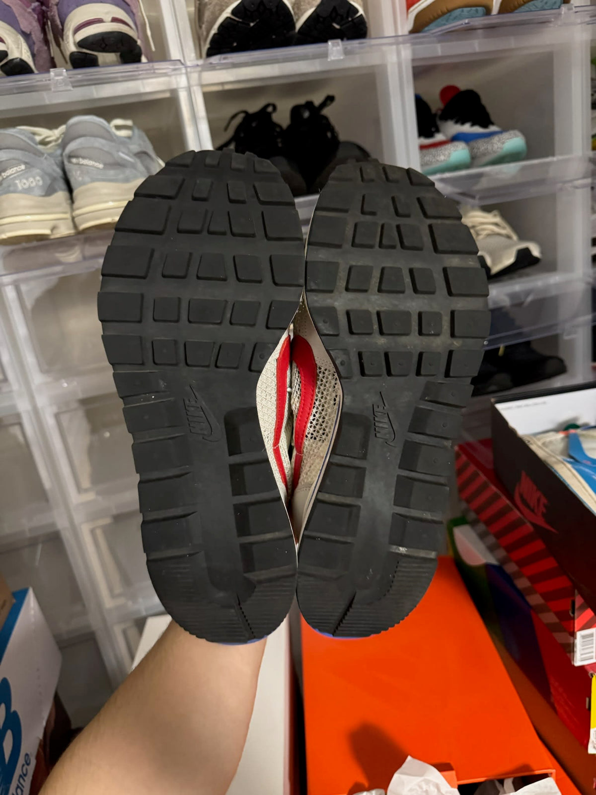 [HY898] Nike Vaporwaffle sacai Sport Fuchsia Game Royal