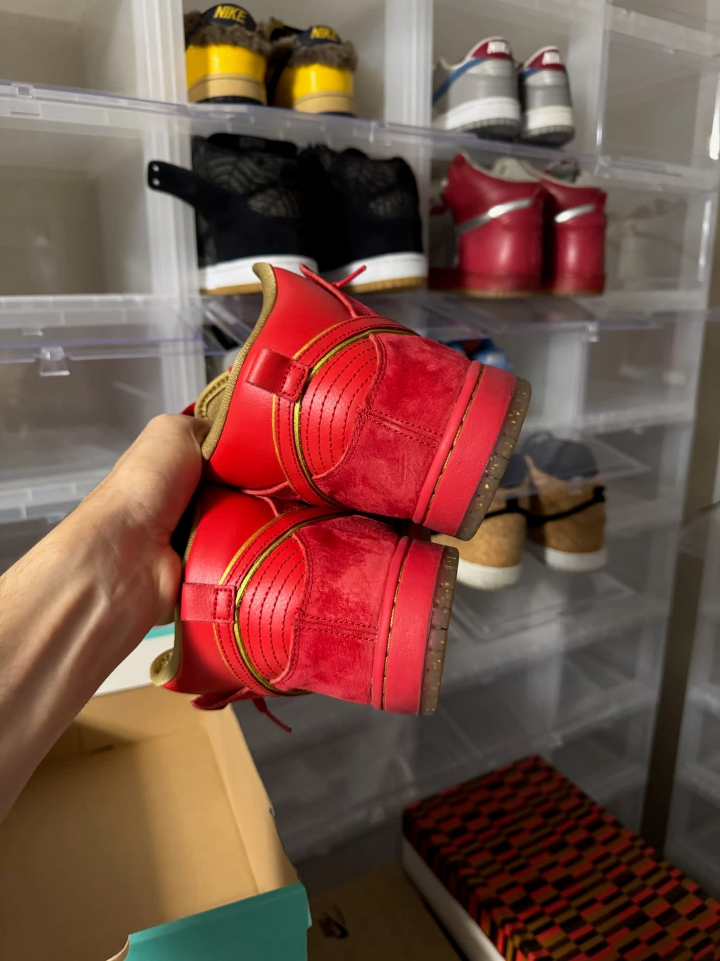 Size 9 Preowned Nike SB Dunk High Chinese New Year (CNY)