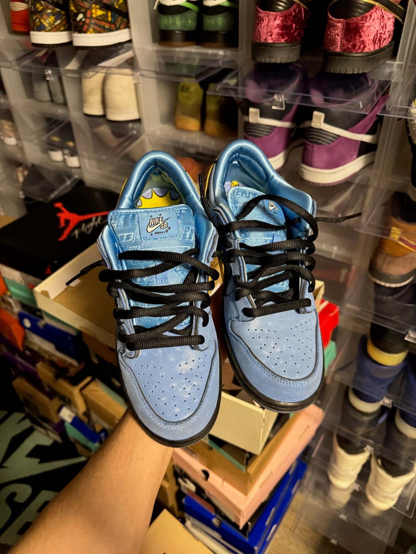 Size 9 Preowned Nike SB Dunk Low The Powerpuff Girls Bubbles