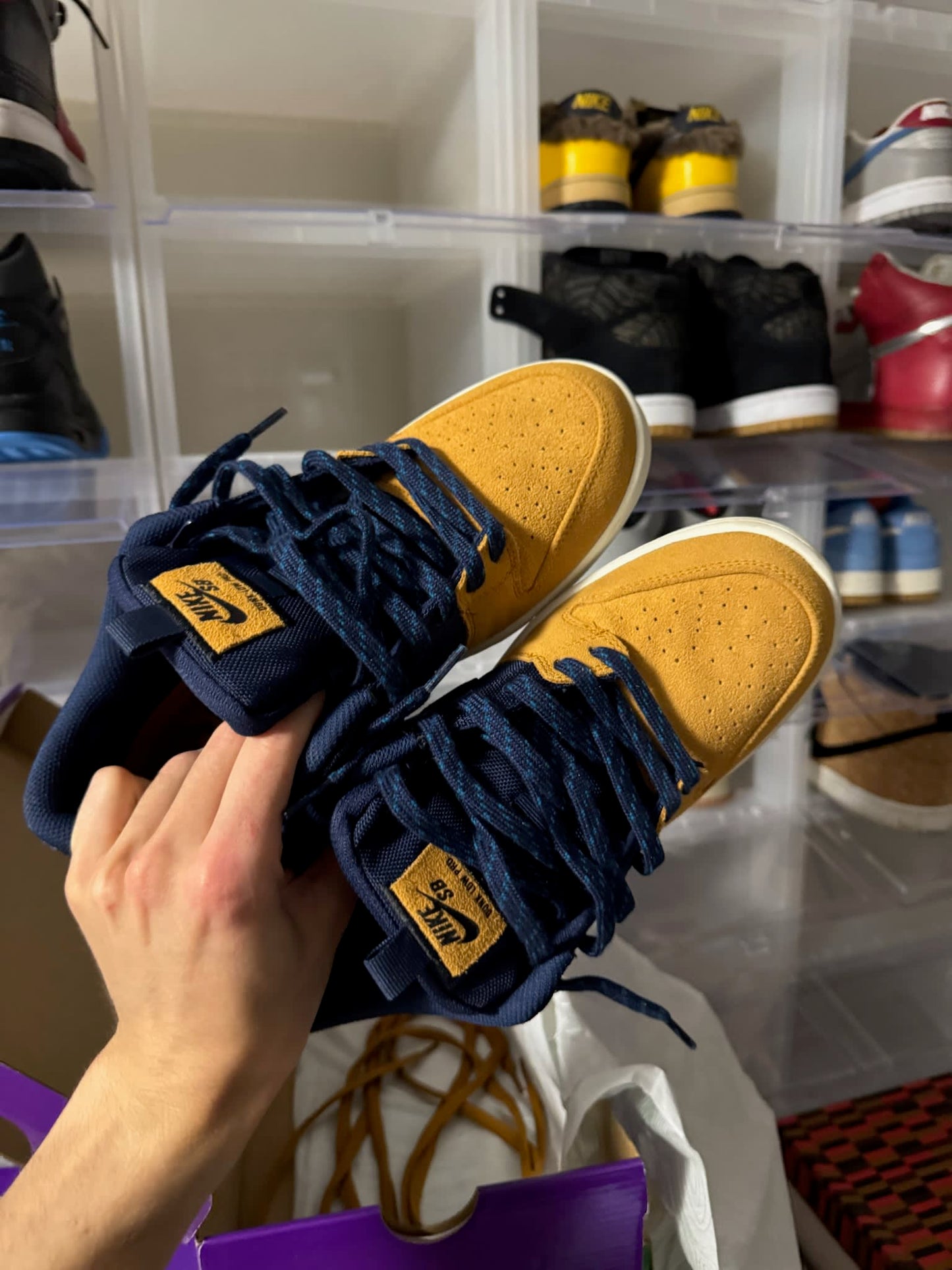 Size 9 Preowned Nike SB Dunk Low Pro PRM 90s Backpack