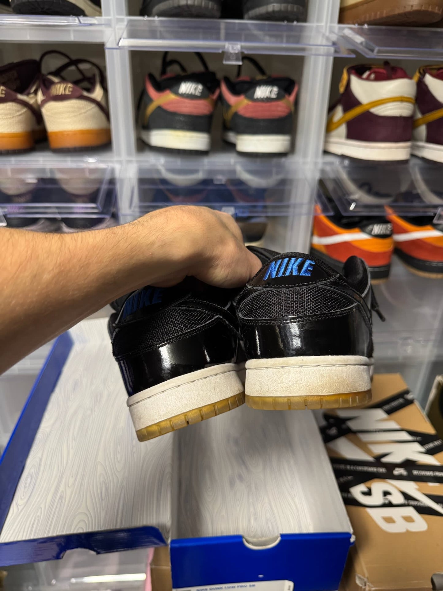 Size 9 Preowned Nike SB Dunk Low Space Jam