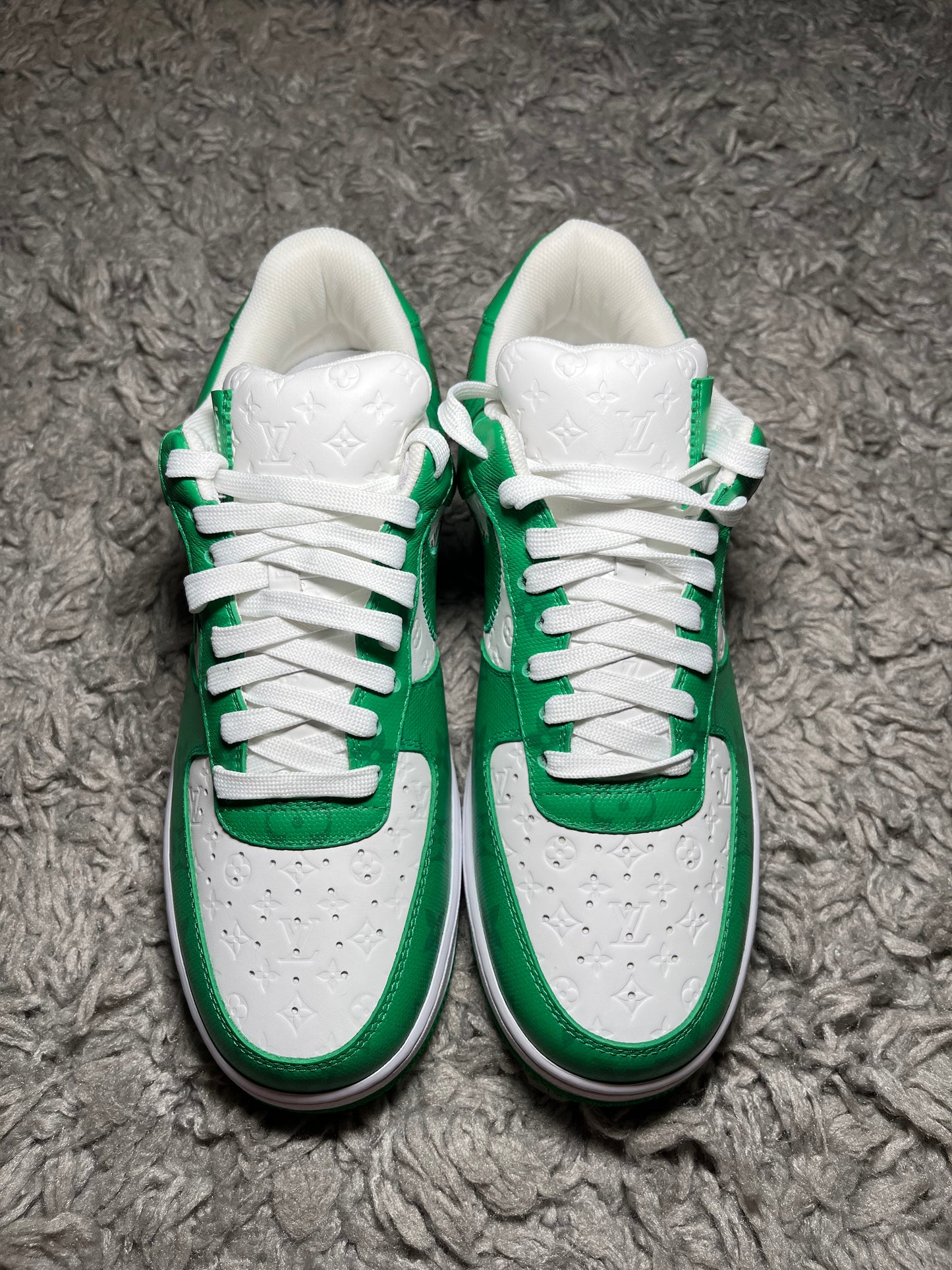 Louis Vuitton x Nike Air Force 1 Low ‘White Green’