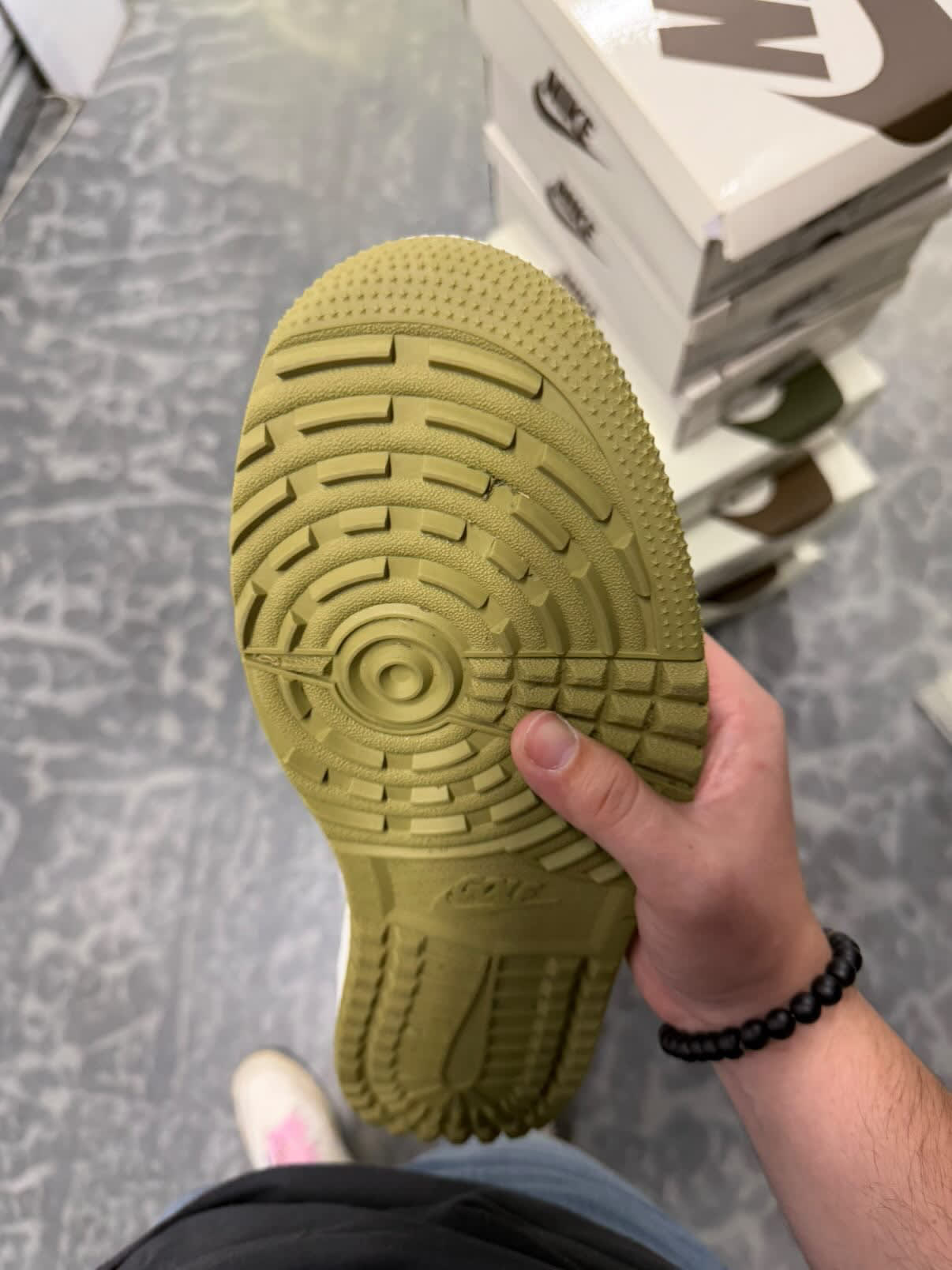 HY6 Jordan 1 Retro Low Golf Travis Scott Neutral Olive