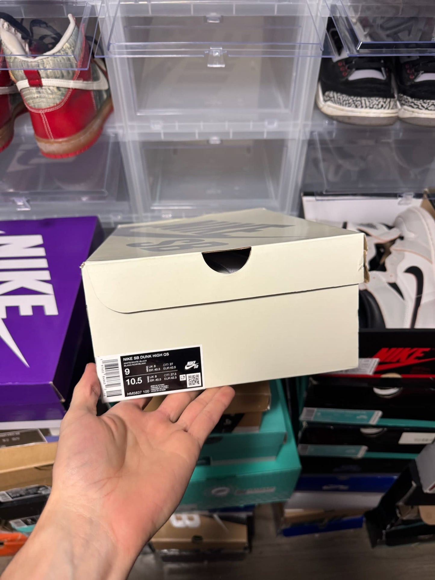 Size 9 Preowned Nike SB Dunk High Antihero Skateboards