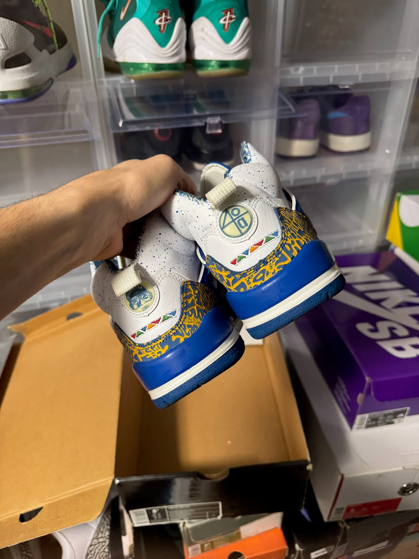 Size 8.5 Preowned Jordan Spizike Do the Right Thing