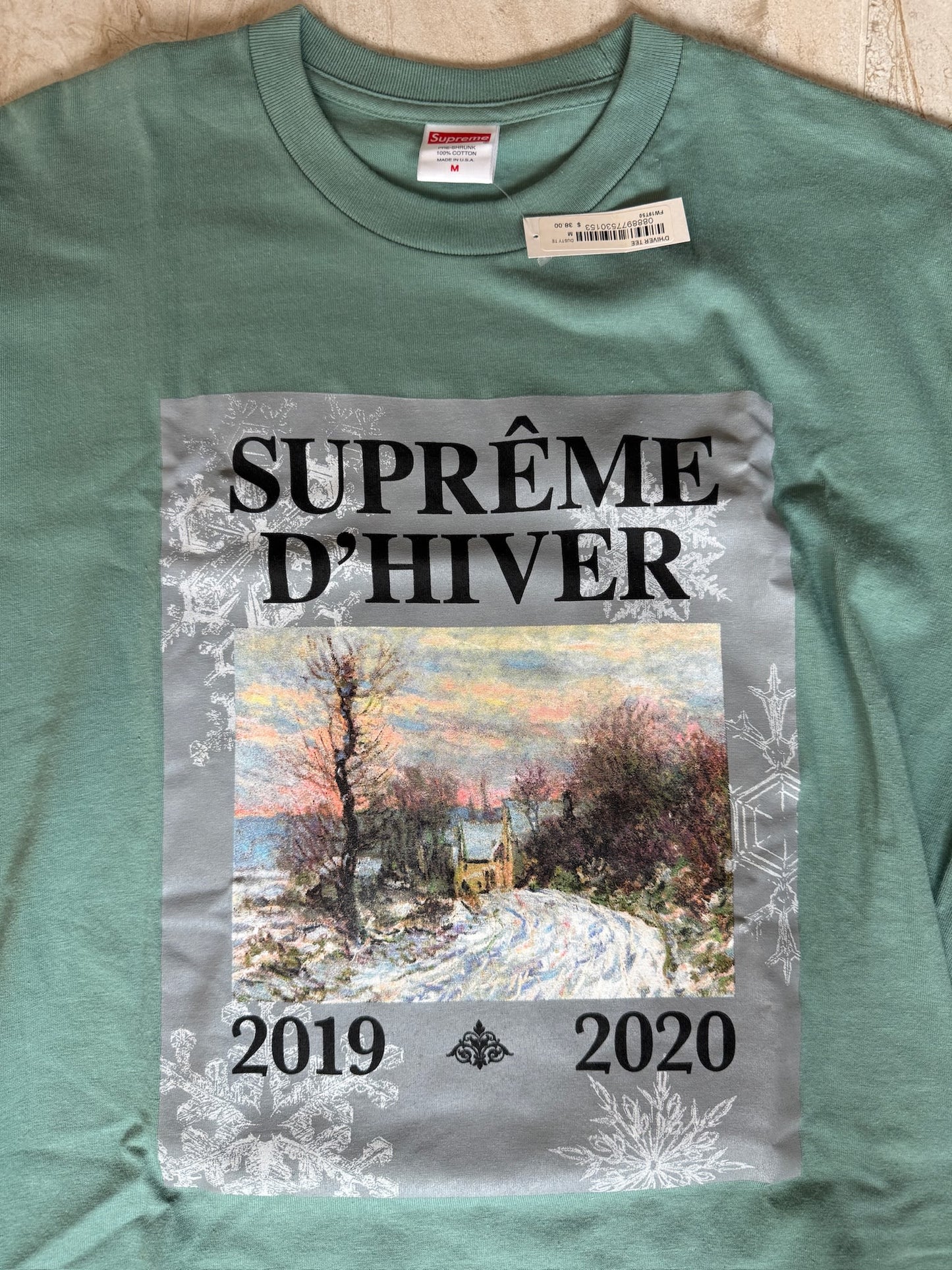 Supreme D'Hiver Tee (FW19)