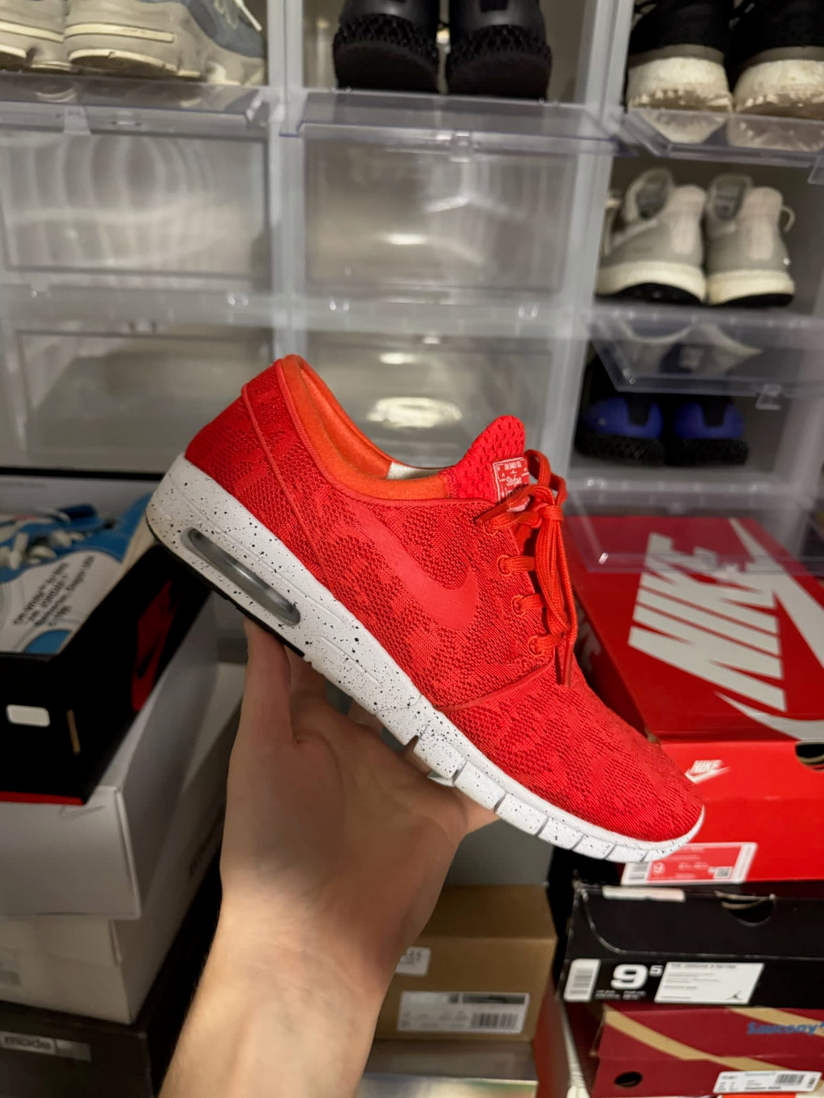 [HY833] Nike SB Stefan Janoski Max Light Crimson