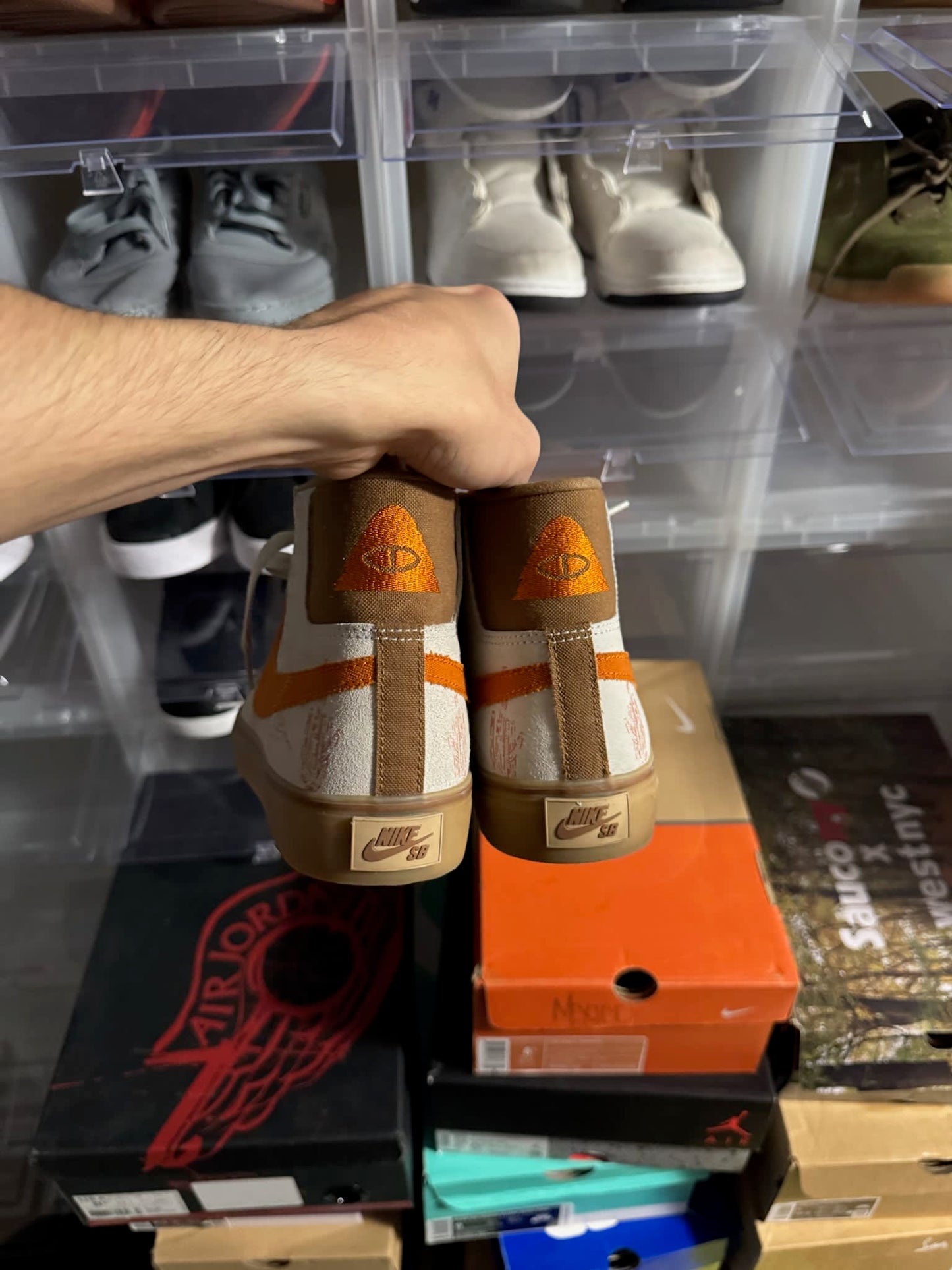 HY2694 Nike SB Blazer Canvas Light Brown