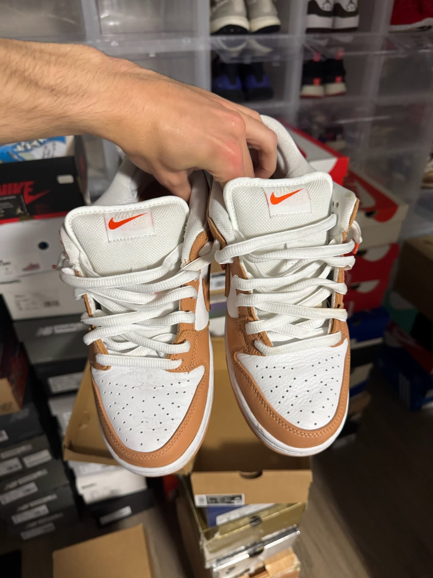 HY839 Nike SB Dunk Low Pro ISO Light Cognac