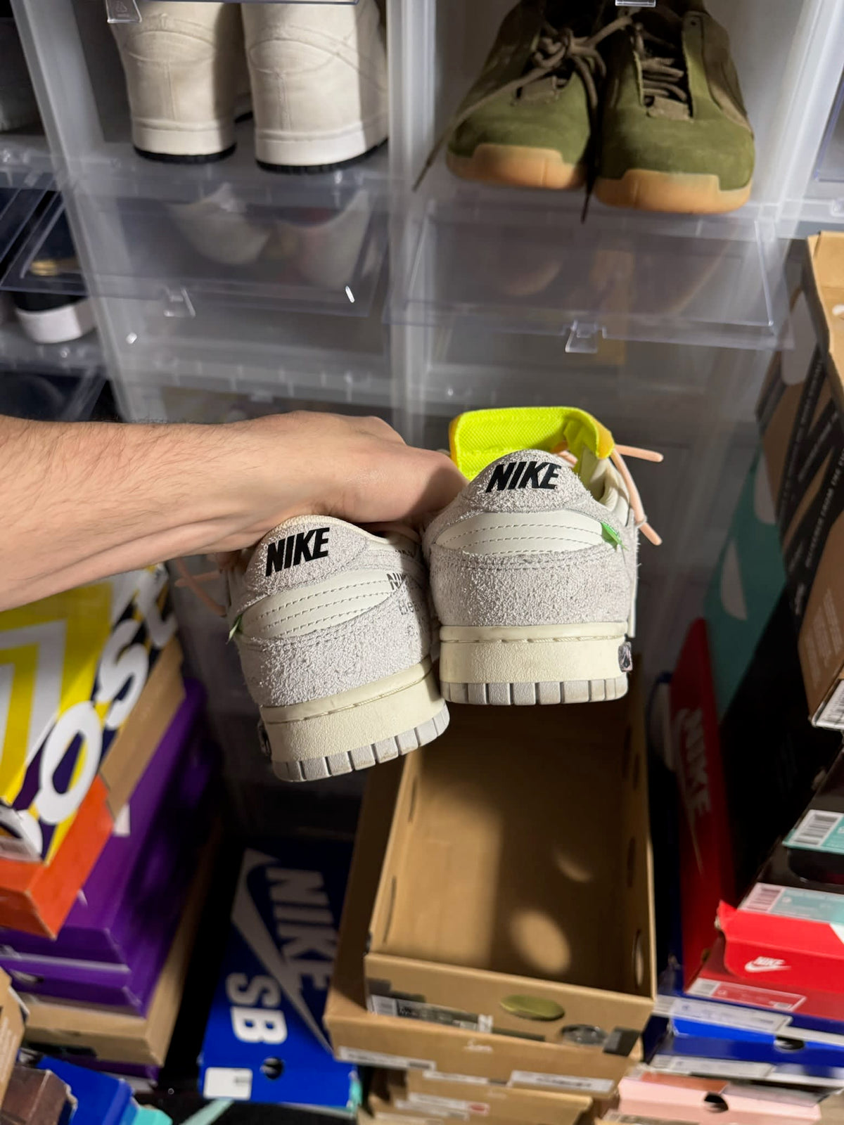 [HY774] Nike Dunk Low Off-White Lot 12