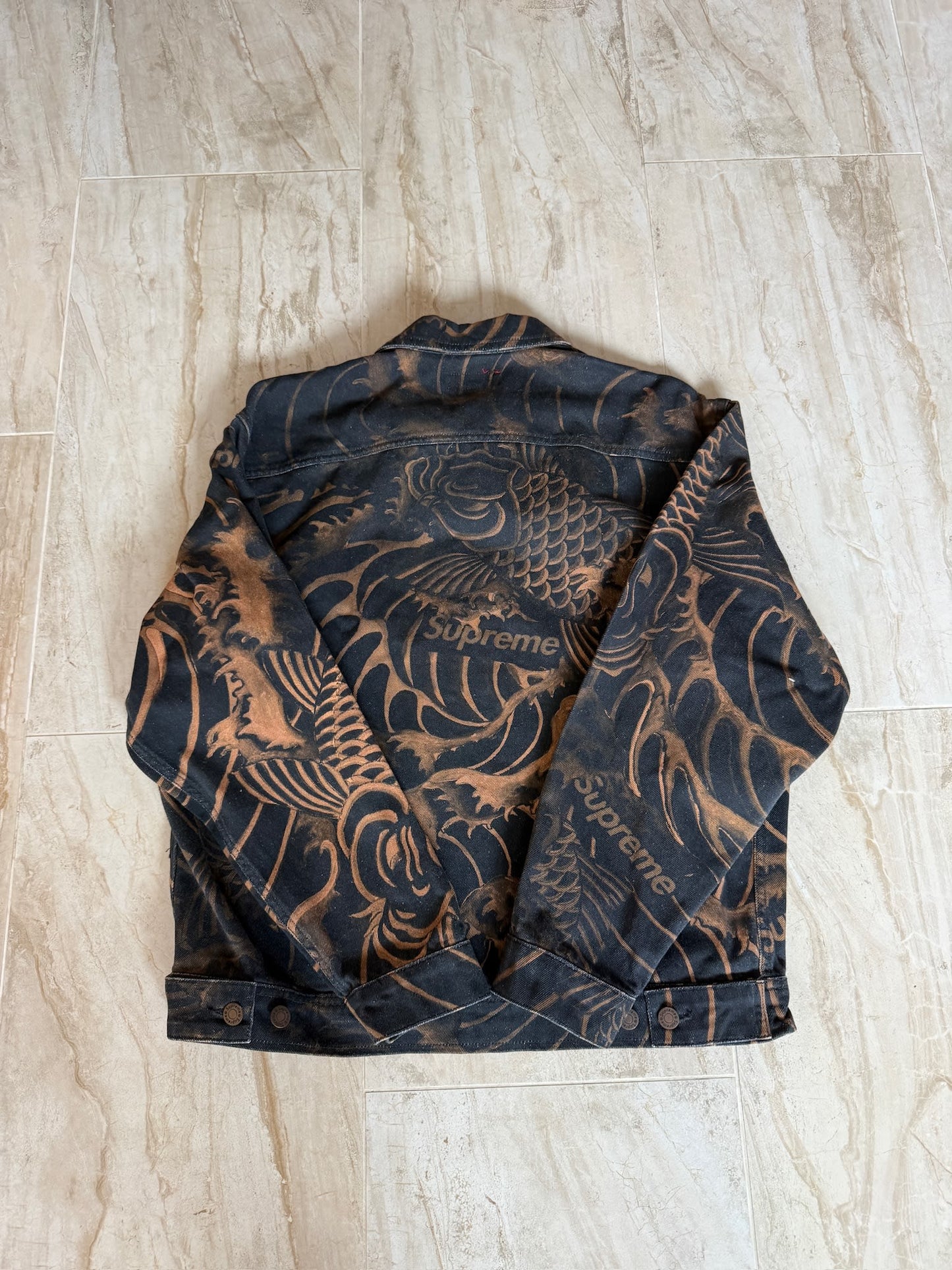 Supreme Waves Work Jacket Black