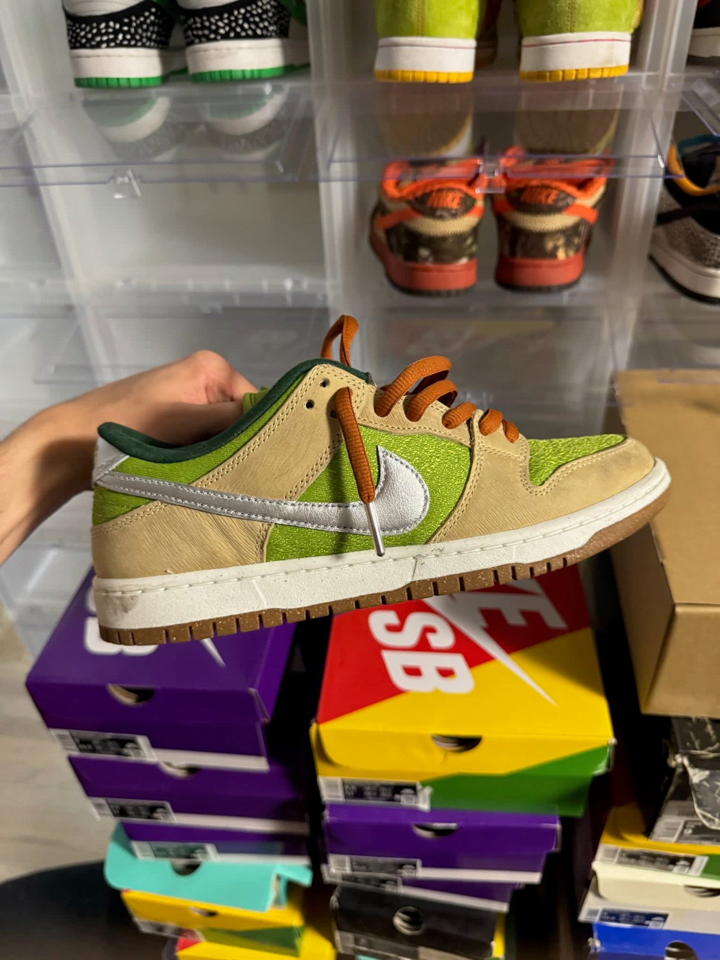 Size 9 Preowned (NB) Nike SB Dunk Low Escargot