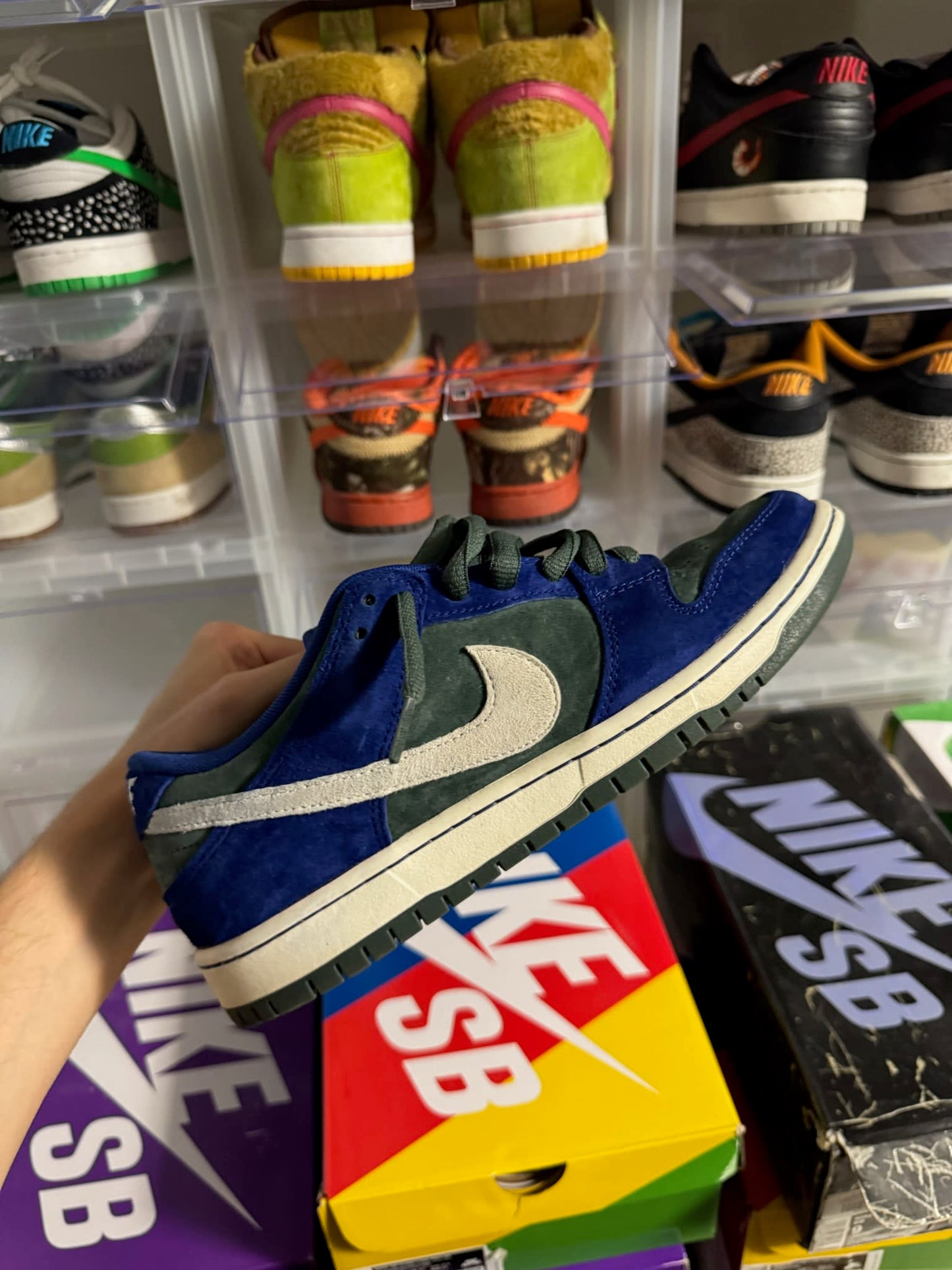 Size 9 Preowned (NB) Nike SB Dunk Low Deep Royal Blue