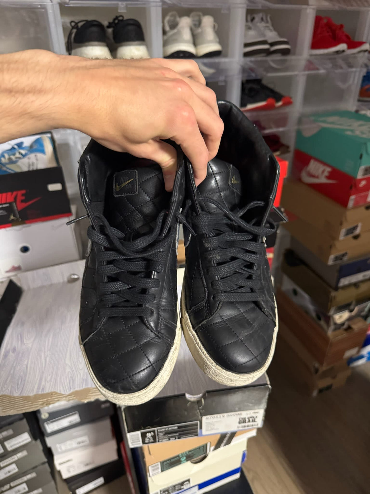 [HY854] Nike SB Blazer Supreme Black (2006)