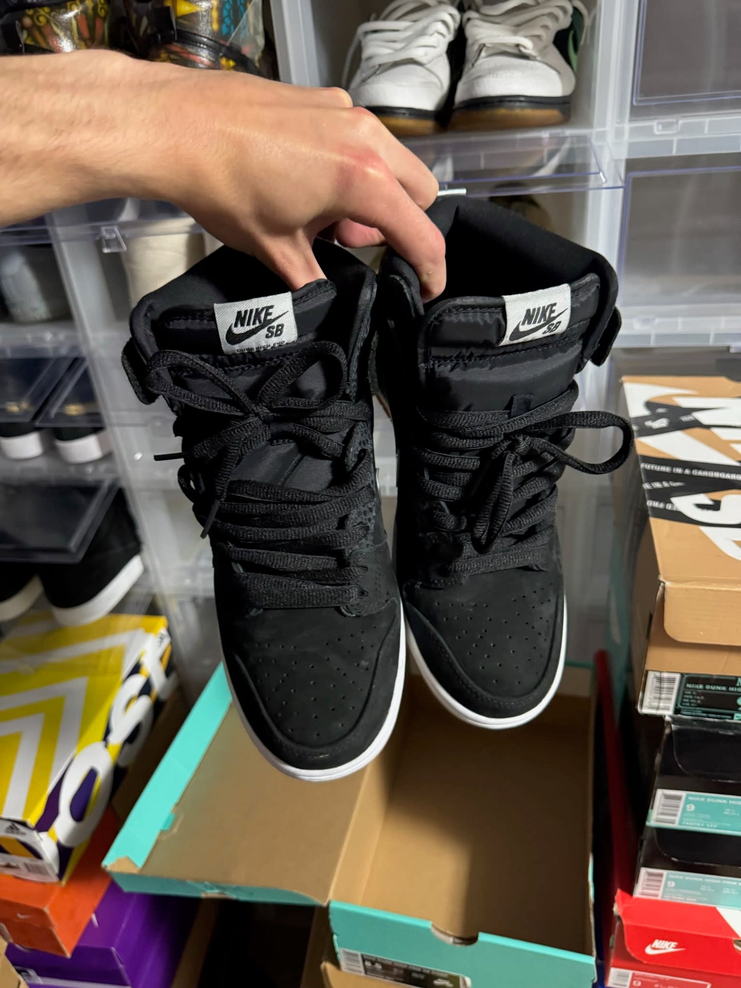 Size 8.5 Preowned Nike SB Dunk High Nigel Sylvester S.O.M.P.